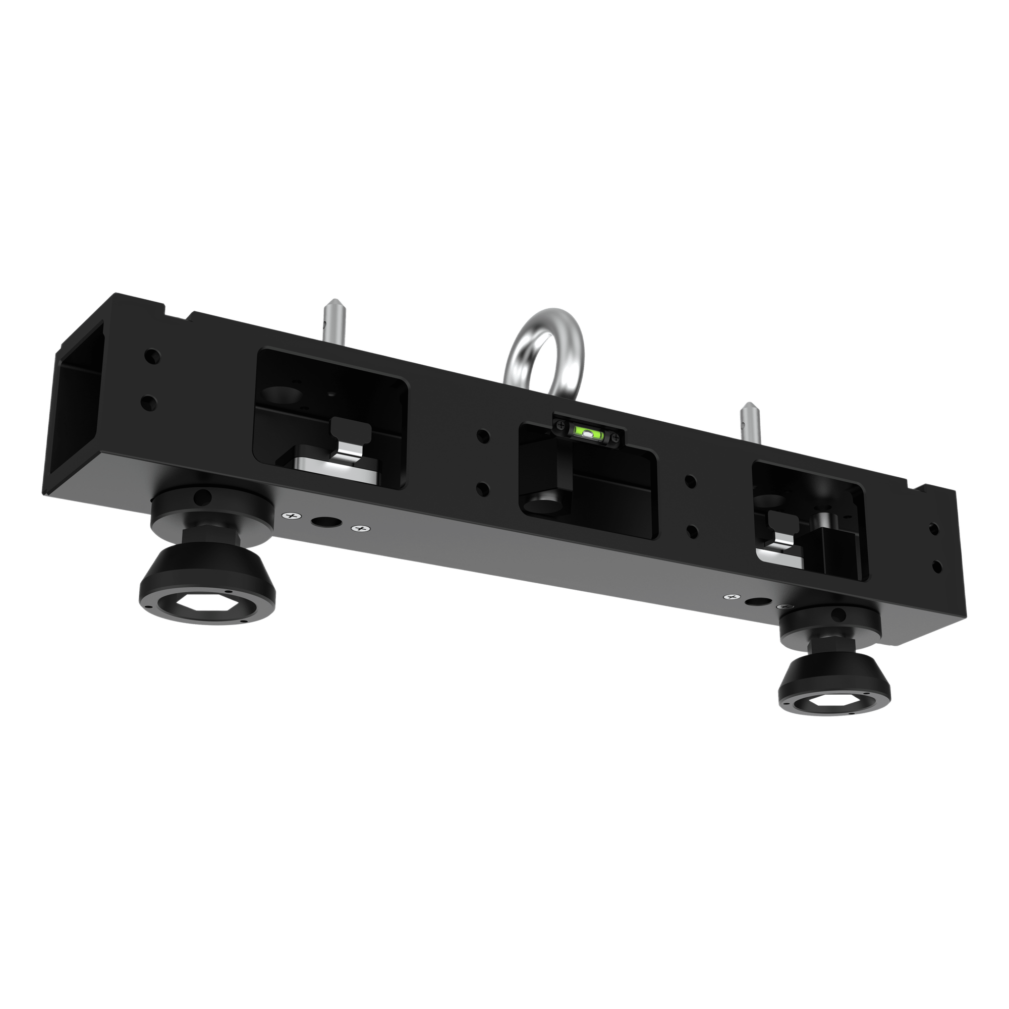 Barra Colgante LED / Instalación Dual Piso y Colgante / Altura Colgado 10 m (32.8 ft) / Altura Apilado 5 m (16.4 ft) / Aleación de Aluminio / Negro — HIKVISION · SKU DS-DPRSS-1N/HBBS05/CB