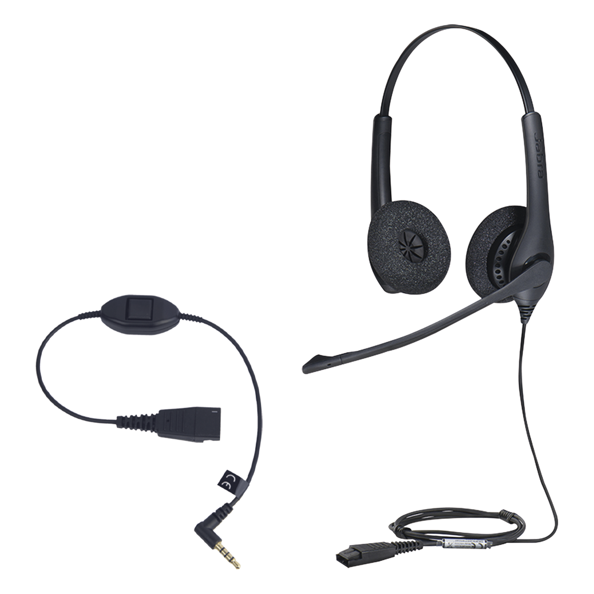 Kit Diadema Profesional / Cancelación de Ruido / Conexión QD y 3.5 mm / Brazo 270° / DSP / PeakStop — JABRA · SKU JABRAKIT