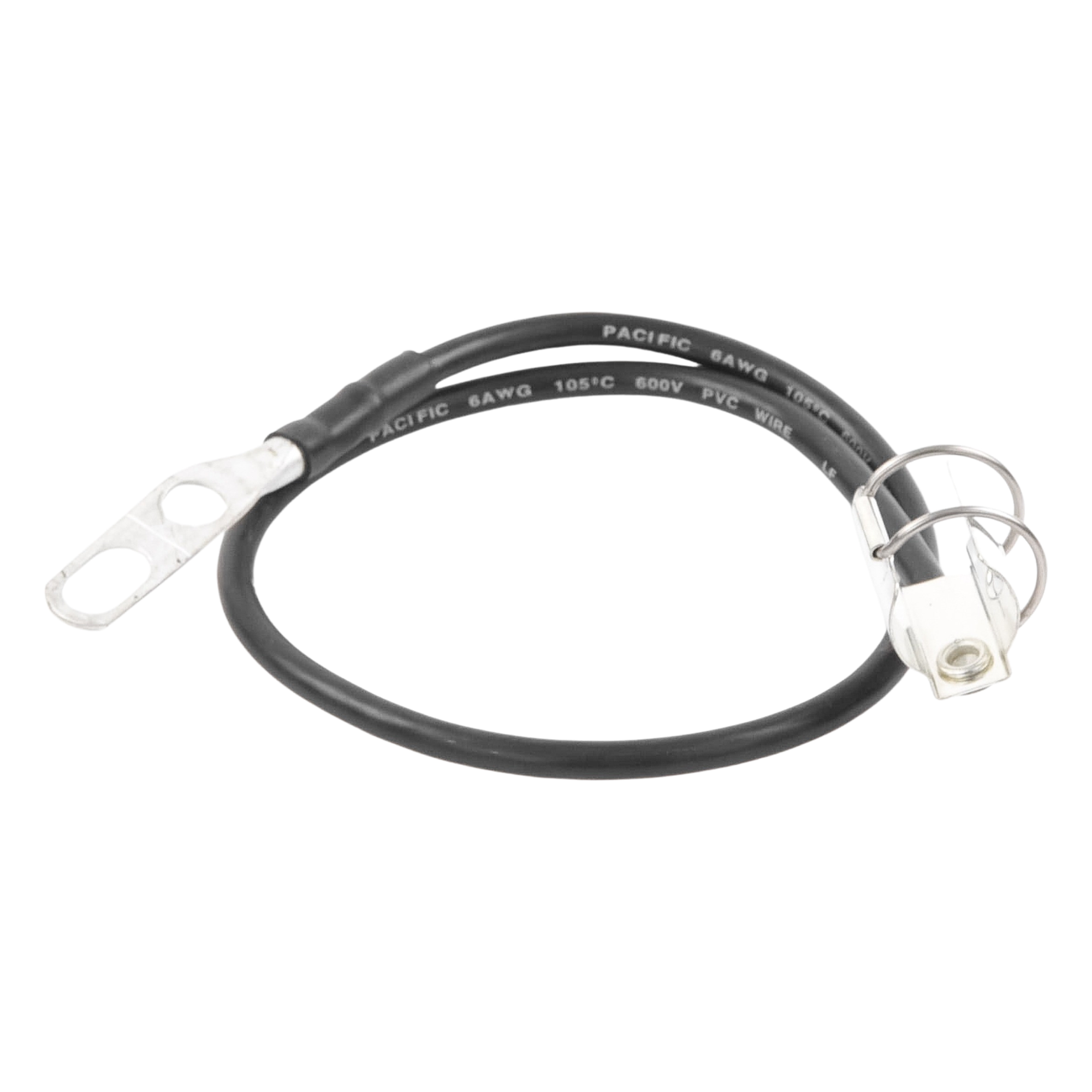 Kit de Aterrizaje para Cable Coaxial 7/8" / Conductor Calibre 6 / Longitud 609.6 mm (24") / Acero Inoxidable / Terminal 1 o 2 Puntos