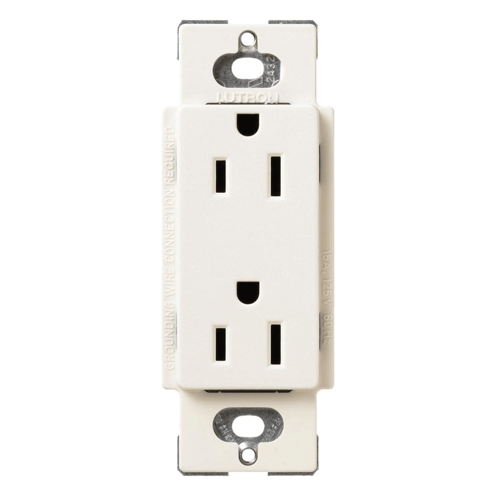 Contacto Dúplex de Pared / 15 A / 125 V / Conexión a Tierra / 3 Hilos / Color Biscuit — LUTRON ELECTRONICS · SKU SC3PSBIL