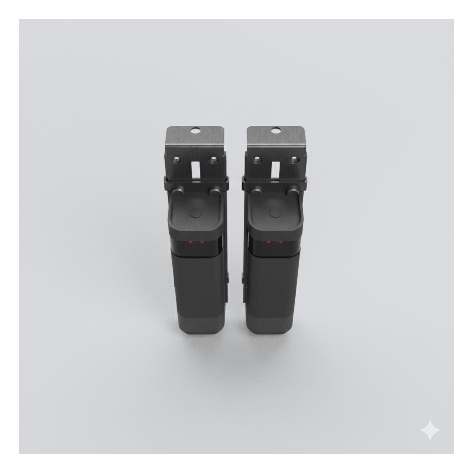 Sensor de Haz Infrarrojo Inalámbrico / Triple Frecuencia 409-458 MHz / Alcance 20 m (65.6 ft) / IP54 / Ajuste Angular ±90° / Batería Litio 2300 mAh