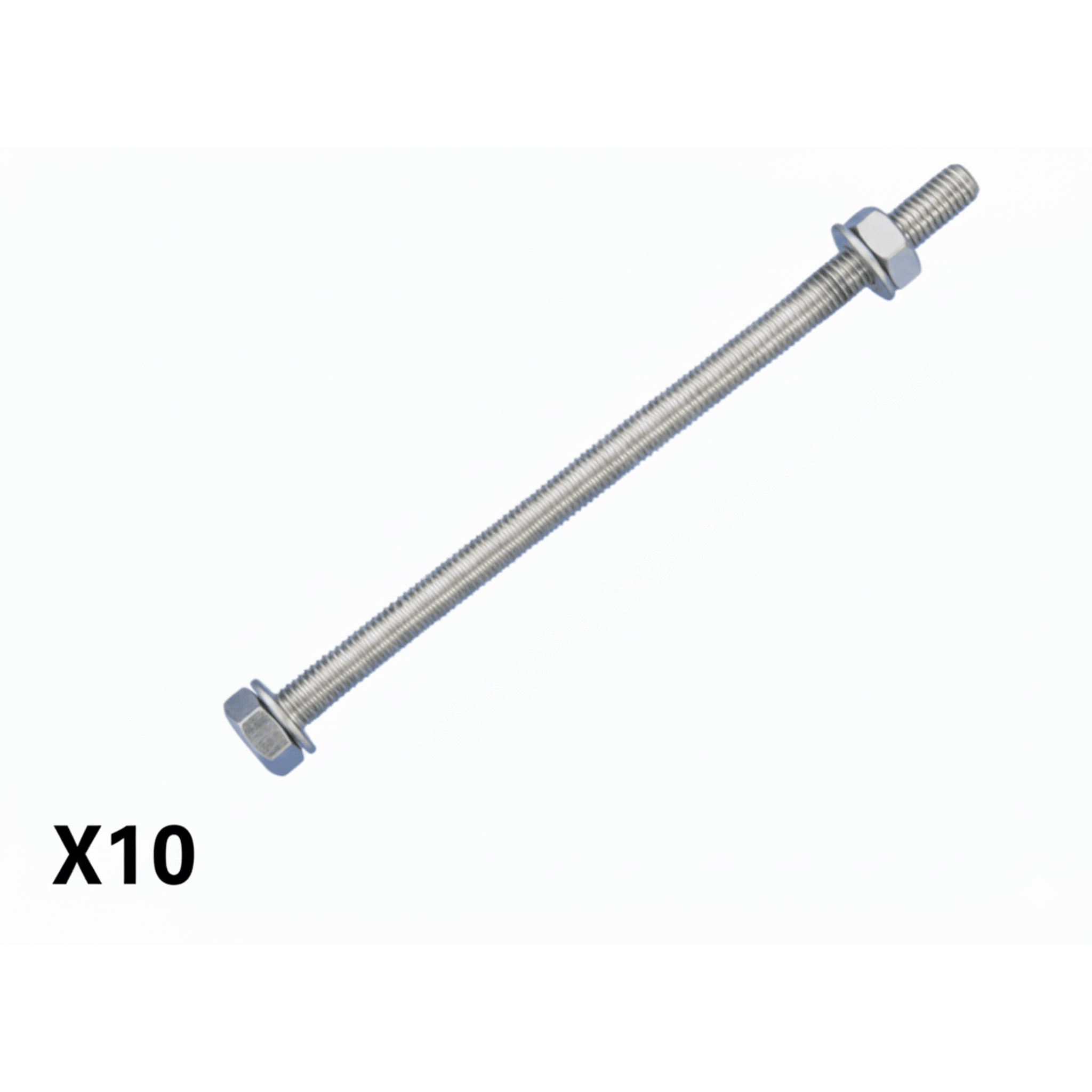 Kit de 10 Tornillos para Montar 1 Separador de Plástico