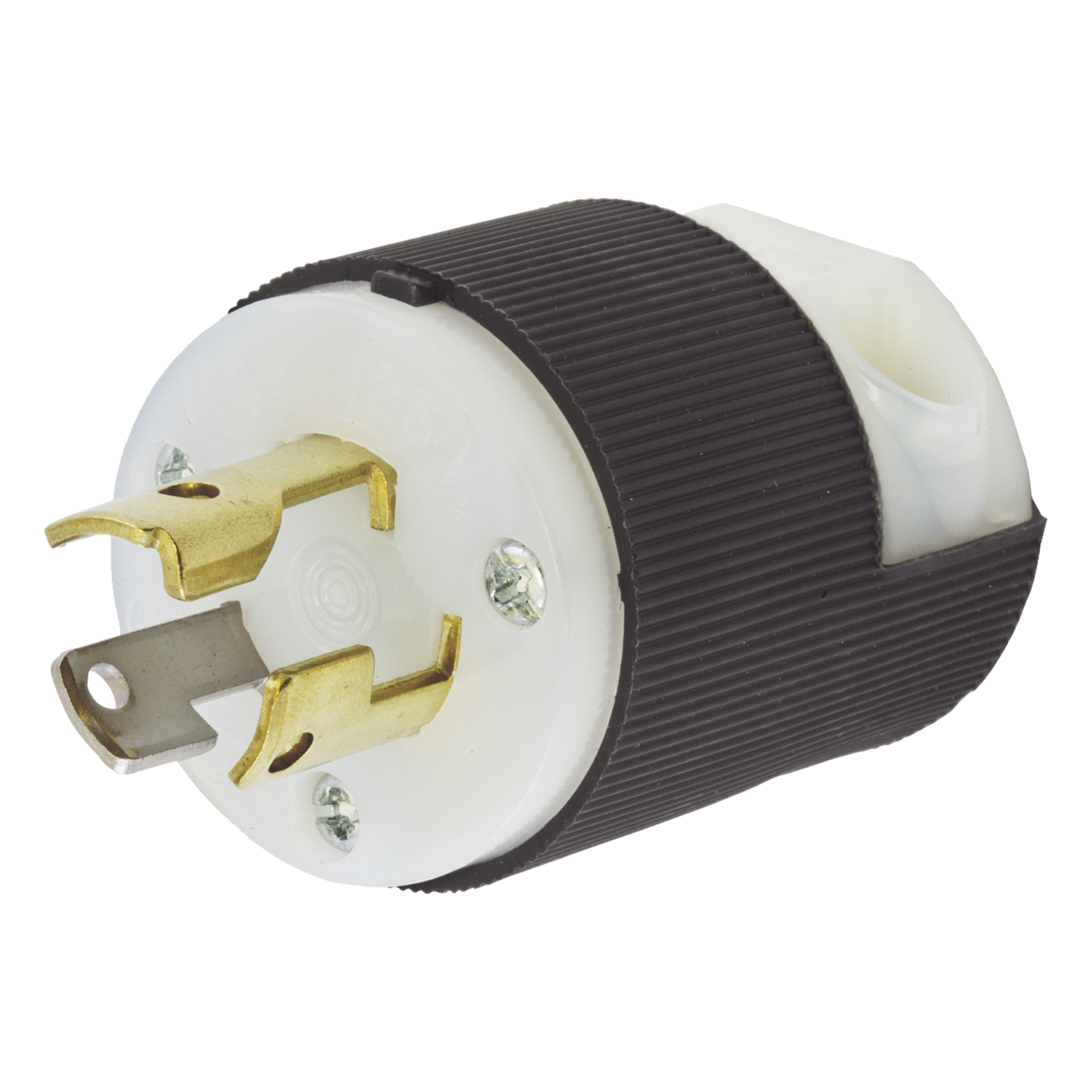 Clavija Industrial con Bloqueo de Media Vuelta / 15 A 125 V CA / 2 Polos 3 Hilos / NEMA L5-15P / -40°C a 75°C / 2.00 in x 1.53 in — HUBBELL · SKU HUB-HBL-4720C