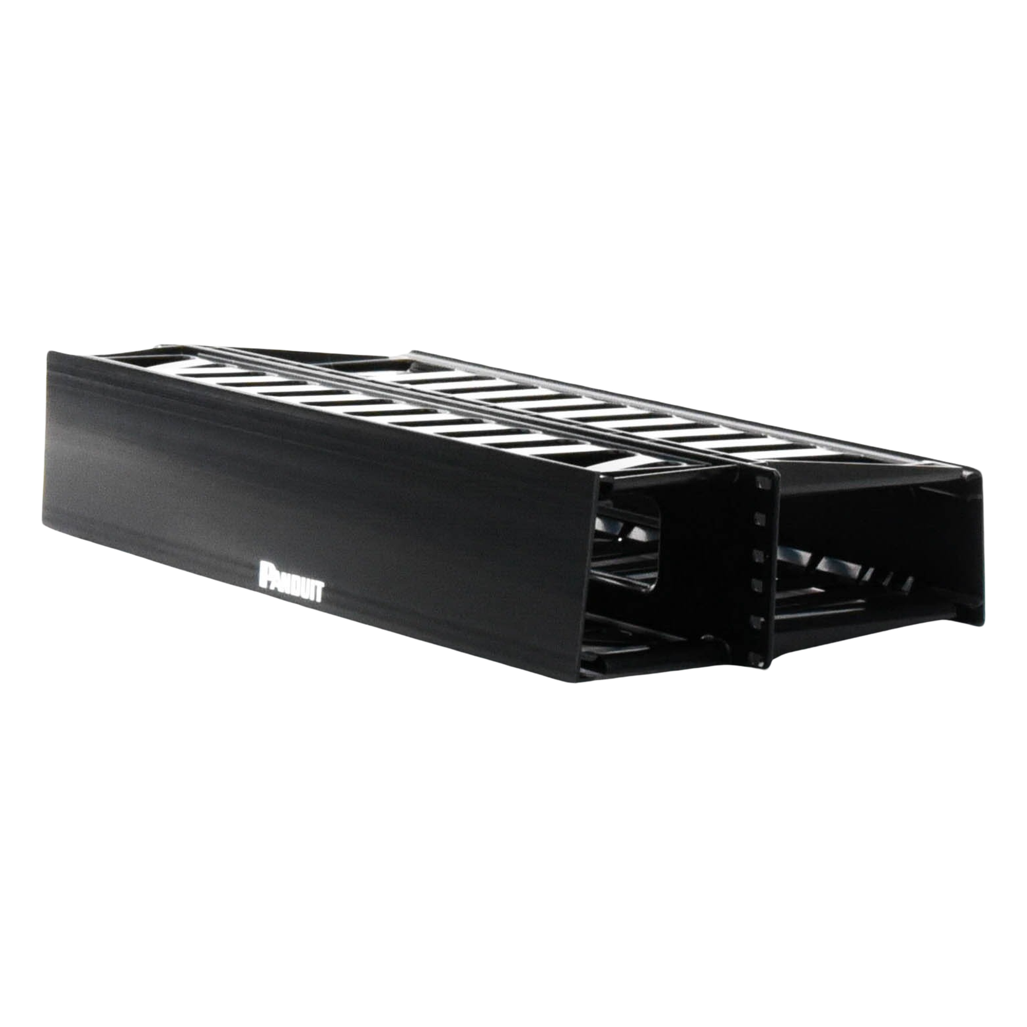 Organizador de Cables Horizontal / Doble Frontal y Posterior / 2UR / 19in / ABS