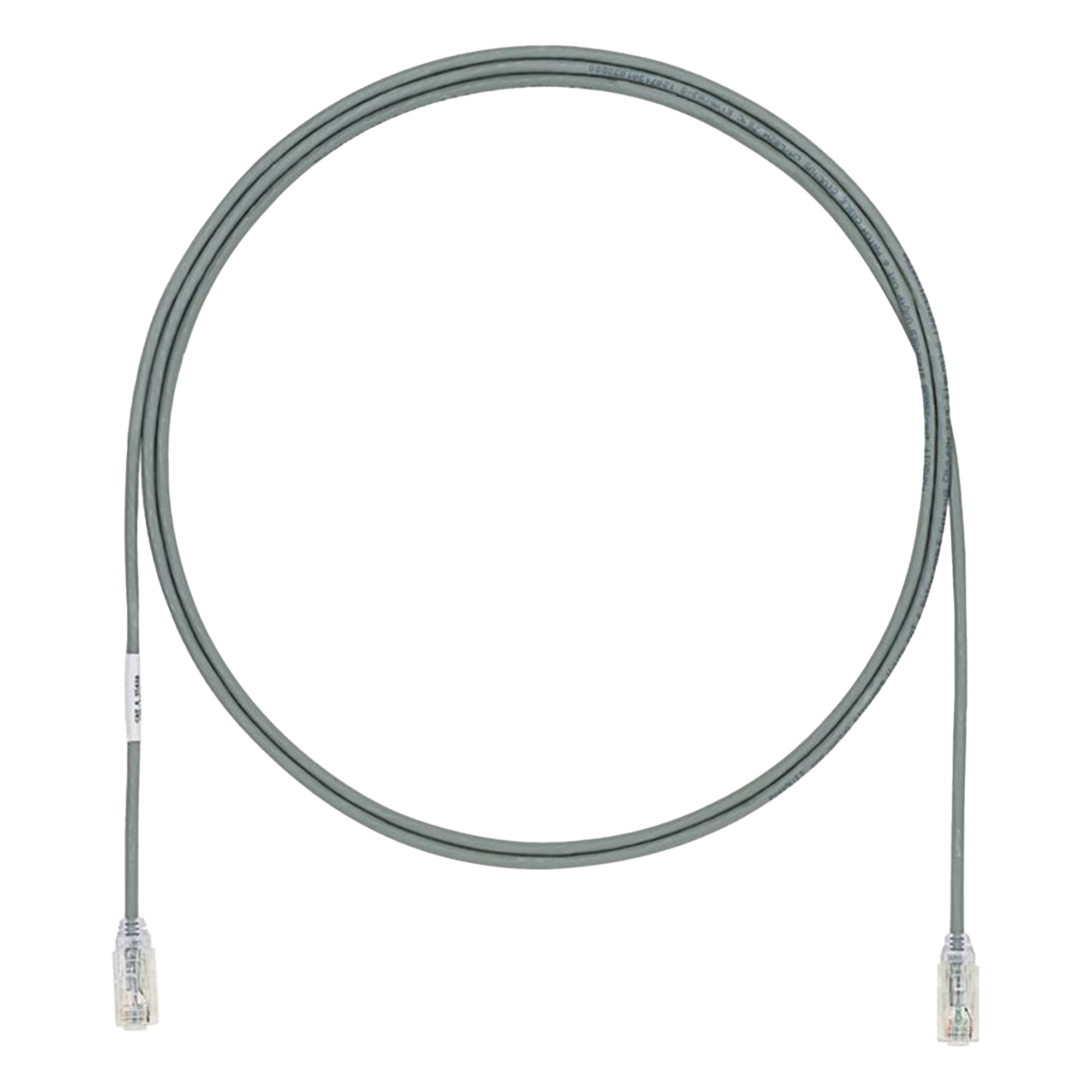 Cable de Parcheo UTP / Cat6A / 28AWG / CM-LSZH / 1.52 m (5 ft) / Gris — PANDUIT · SKU UTP28X5GY