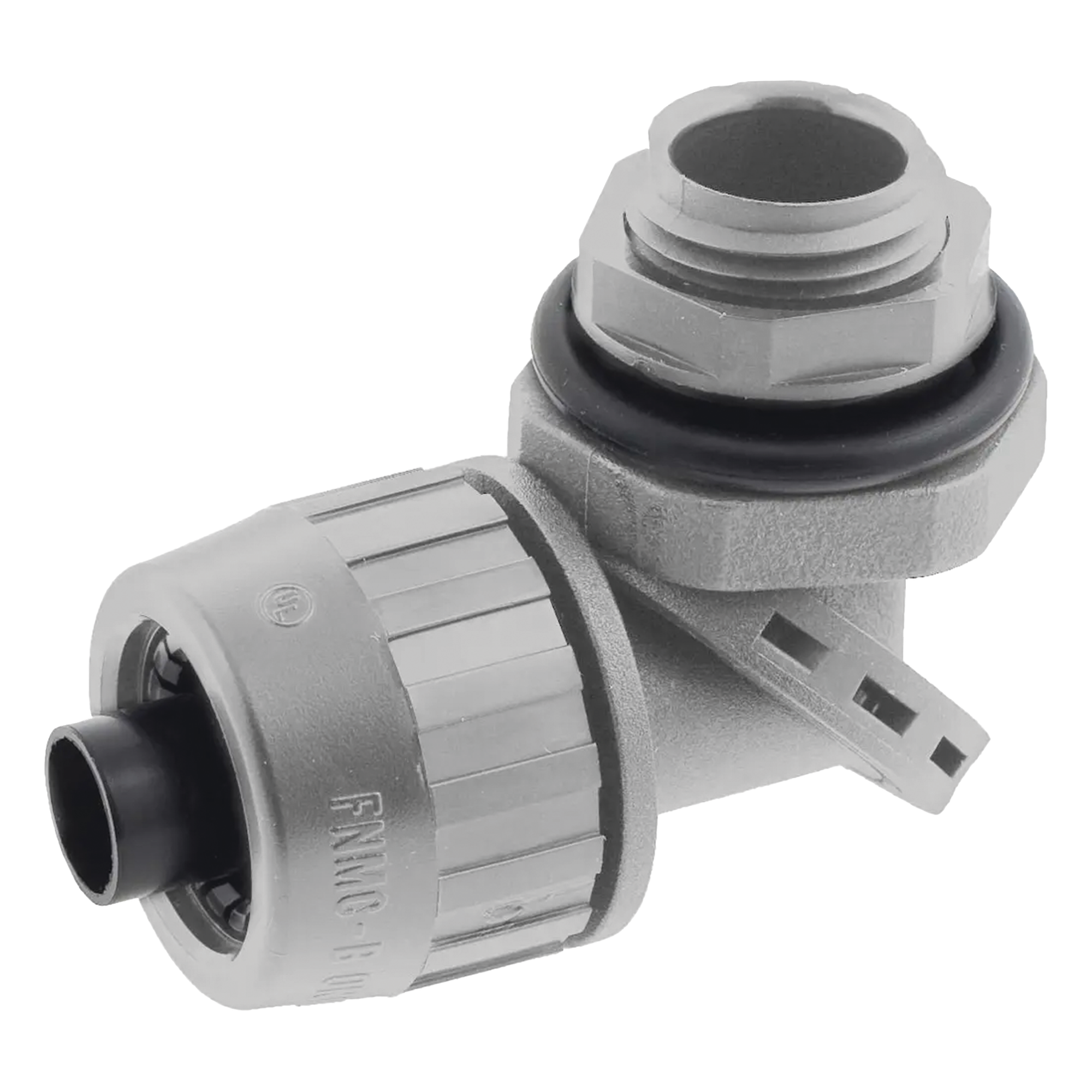 Conector Multi Posición / Nylon 3/4 in / Liquidtight Polytuff / UL 94V-2 / CSA UL50 Tipo 4X, 12, 13 / -34°C a +107°C (-29.2°F a +224.6°F) — HUBBELL · SKU HUB-PS0759-NGY