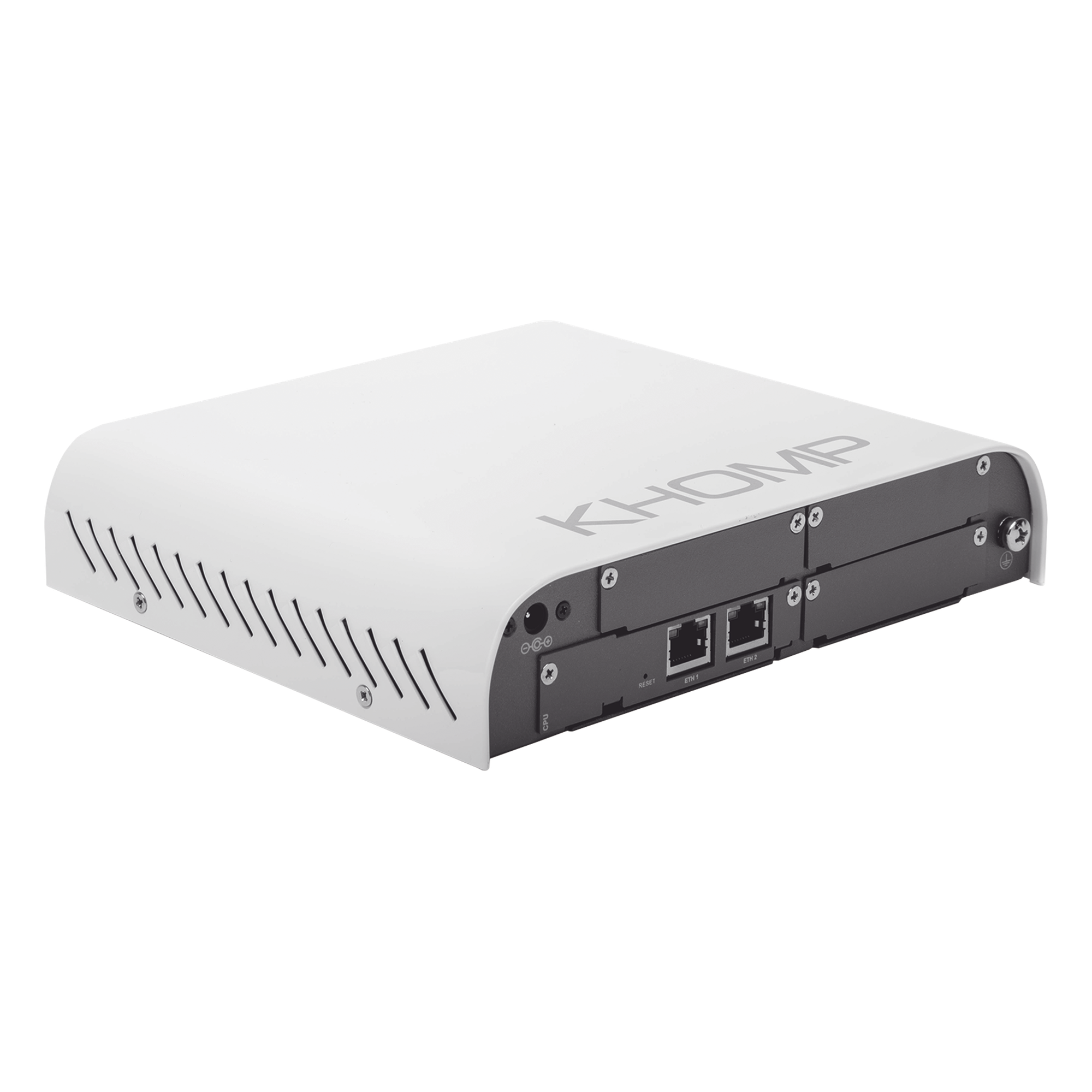 Gateway UMG 300 Modular con 3 ranuras para módulos o tarjetas de E1, GSM 2G y 3G, FXS y/o FXO, hasta 46 canales — KHOMP · SKU UMGMODULAR300