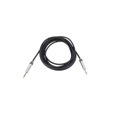 Cable de Audio / Plug 1/4 in a Plug 1/4 in Stereo / 5 m (16.4 ft) / Conectores Cromados / Blindado — COSMICONN · SKU CMC-PS-PS-L-5M