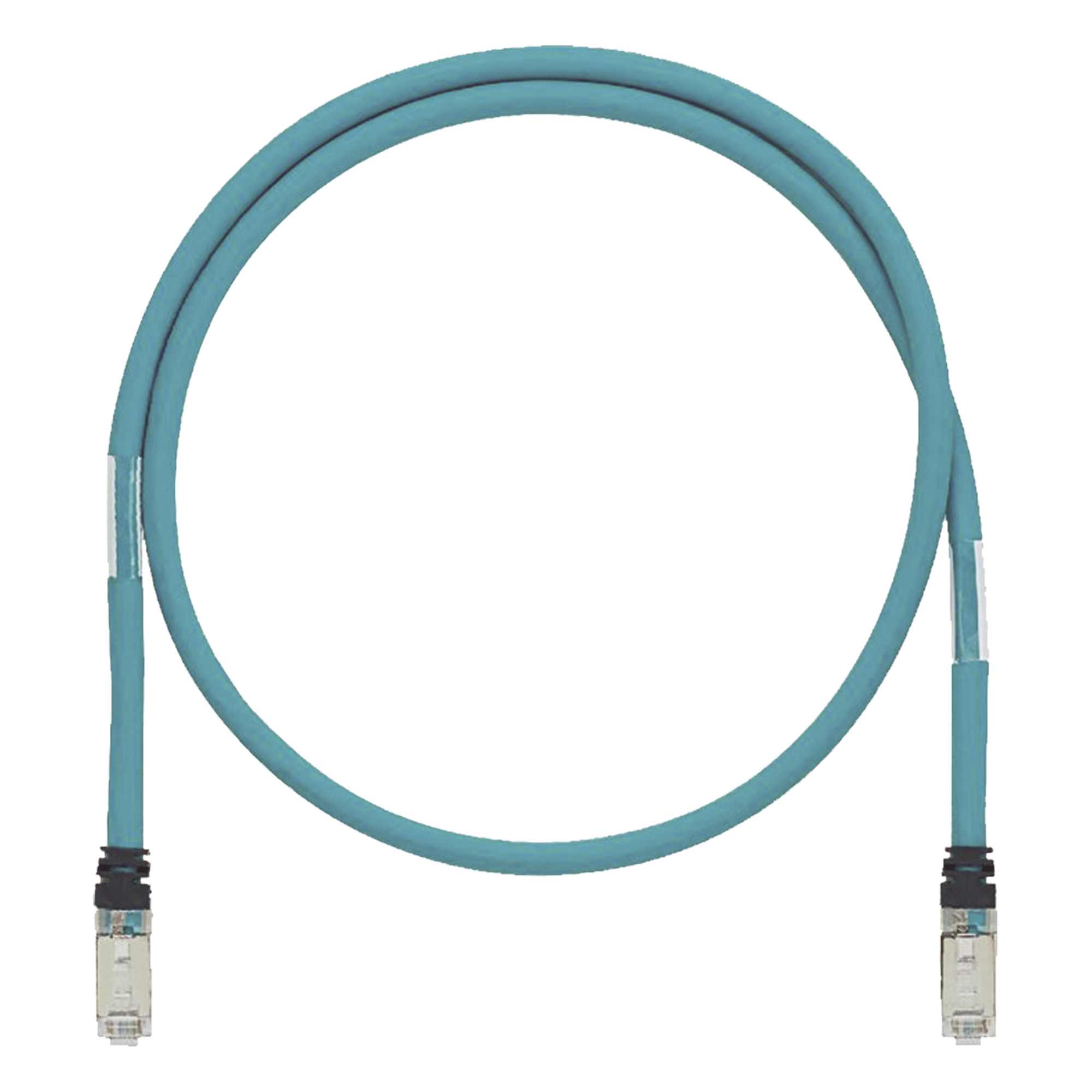 Patch Cord Industrial Cat6A / SF/UTP Blindado / 26 AWG / 600V / 60 cm (1.97 ft) / Aqua — PANDUIT · SKU ISTPH6X0.6MTL