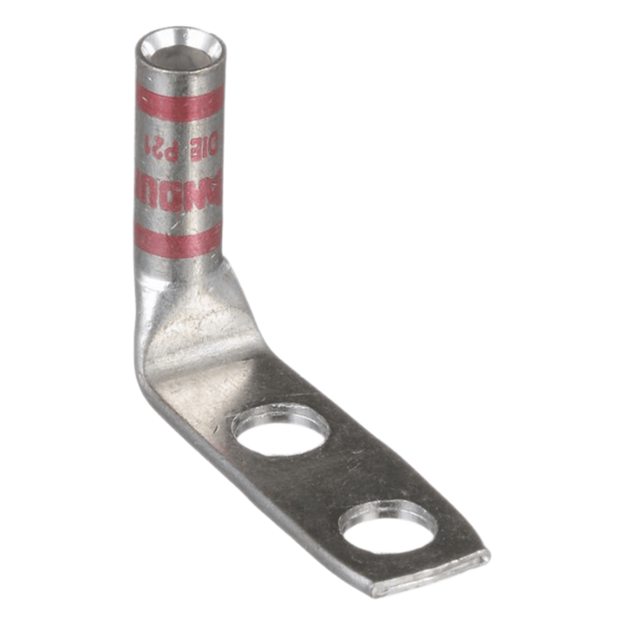 Zapata de Compresión / 90° / Calibre 8 AWG / Barreno 1/4" / Espaciado 0.63" / Cobre — PANDUIT · SKU LCC8-14AF-L
