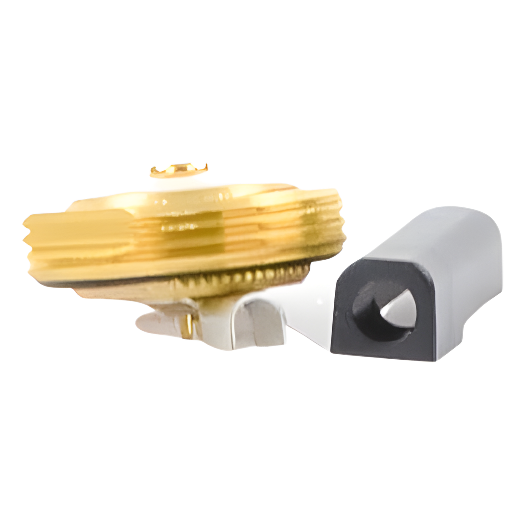 Montaje NMO Permanente / Orificio 3/4 pulgadas / Hilo 1-1/8-18 / Latón con Contacto Dorado / 50W / 50Ω / Sin Cable