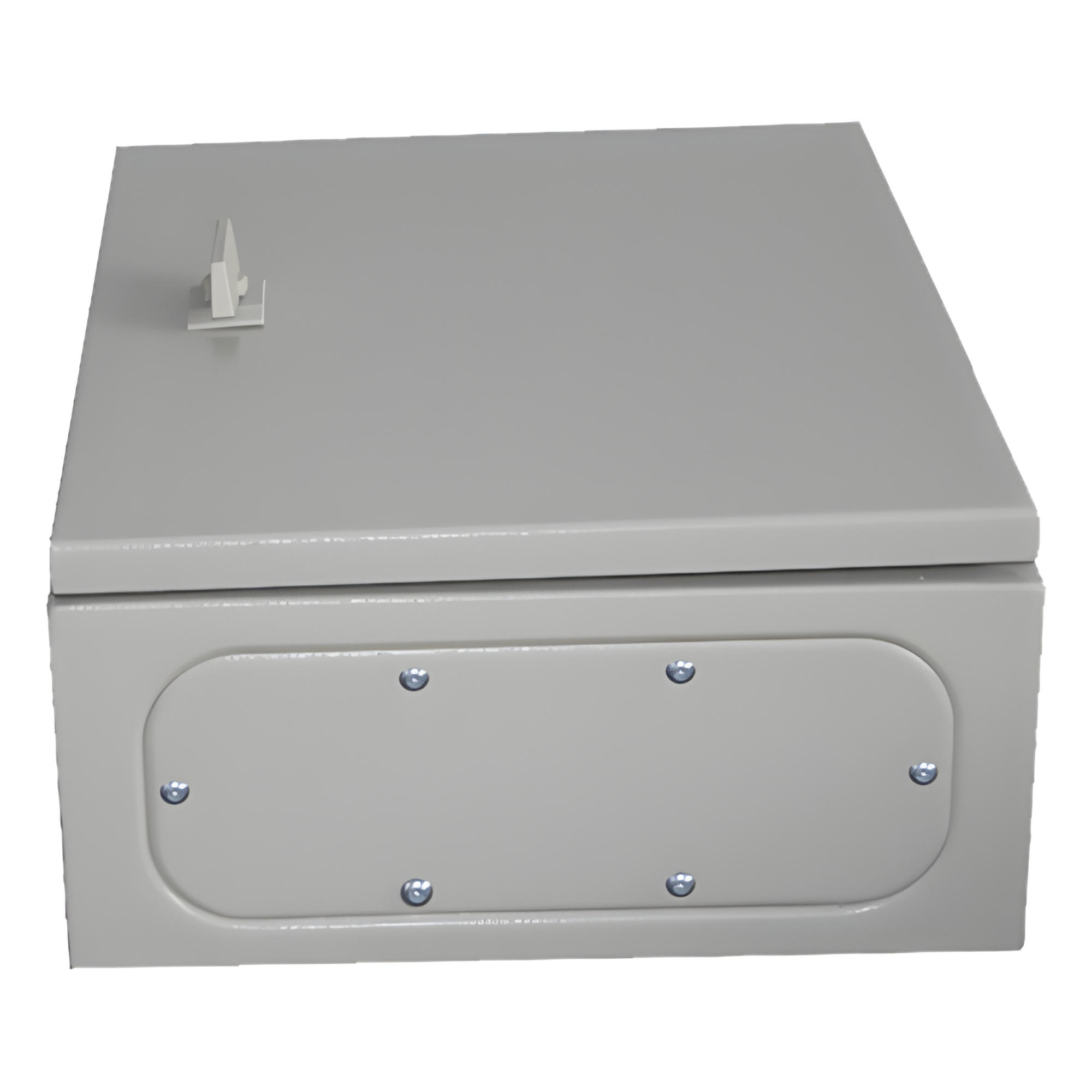 Gabinete de Acero IP66 / 400x400x200 mm / IK10 / Placa Trasera Galvanizada / Cierre con Llave / 15.7x15.7x7.9 in