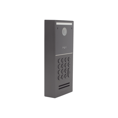 Videoportero IP Inteligente / 2K Ultra HD 4 MP / Ángulo 127° / IA ISP con Análisis de Comportamiento / Lector RFID Dual 13.56 MHz y 125 kHz / 5000 Tarjetas / PoE Integrado / IP66 IK10