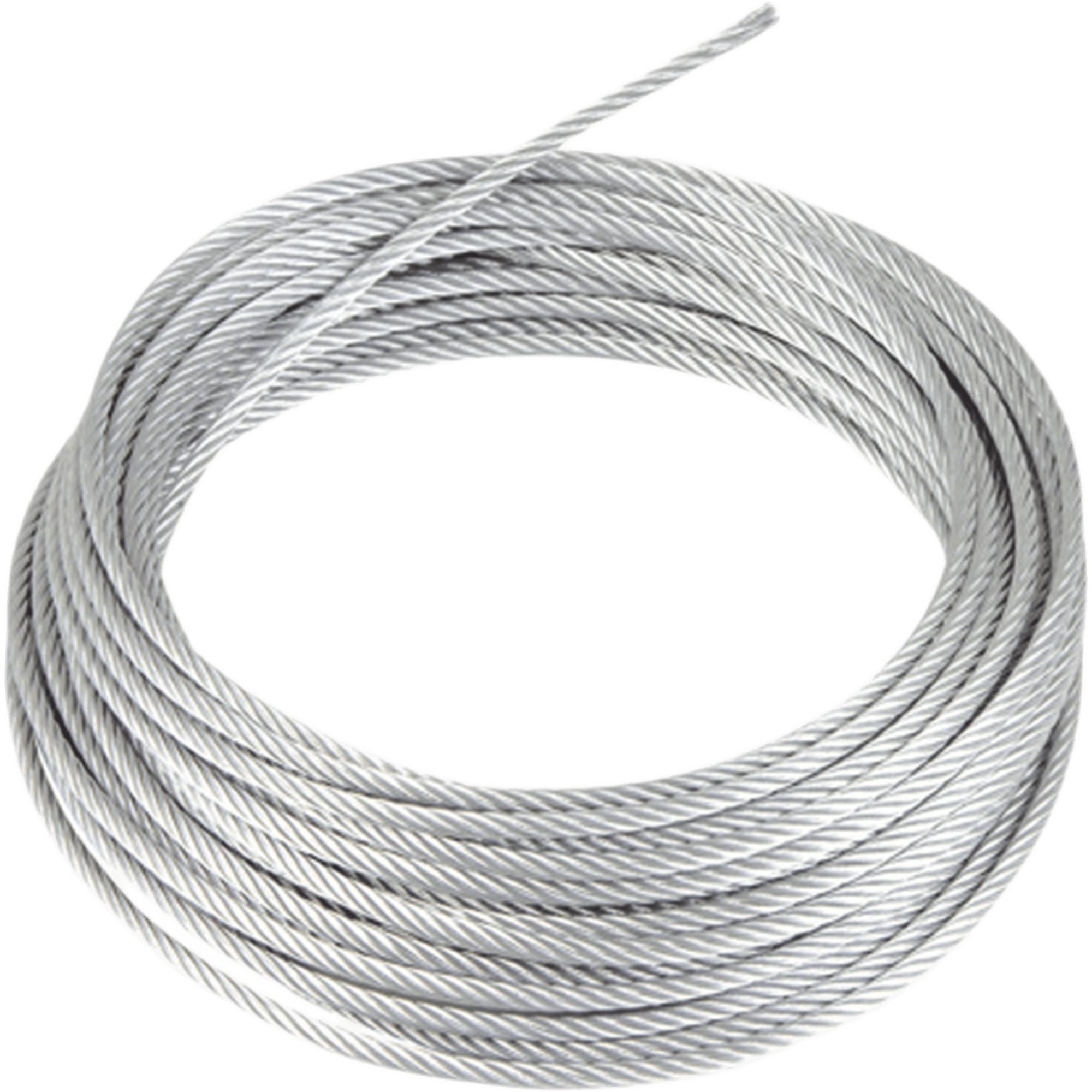 Rollo o carrete de 100 Metros de Retenida de 1/8" de Alta Resistencia, Galvanizado clase A.