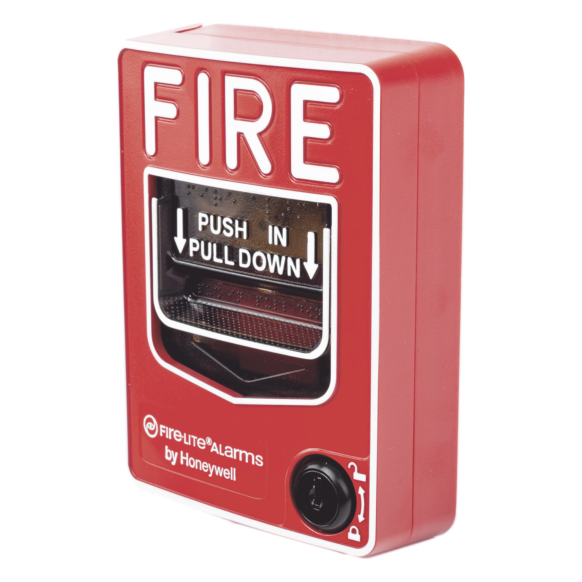 Estación Manual de Alarma Direccionable / Doble Acción / Montaje Semiencastrado o Superficial / 24 VCC / 139 x 104 x 35 mm