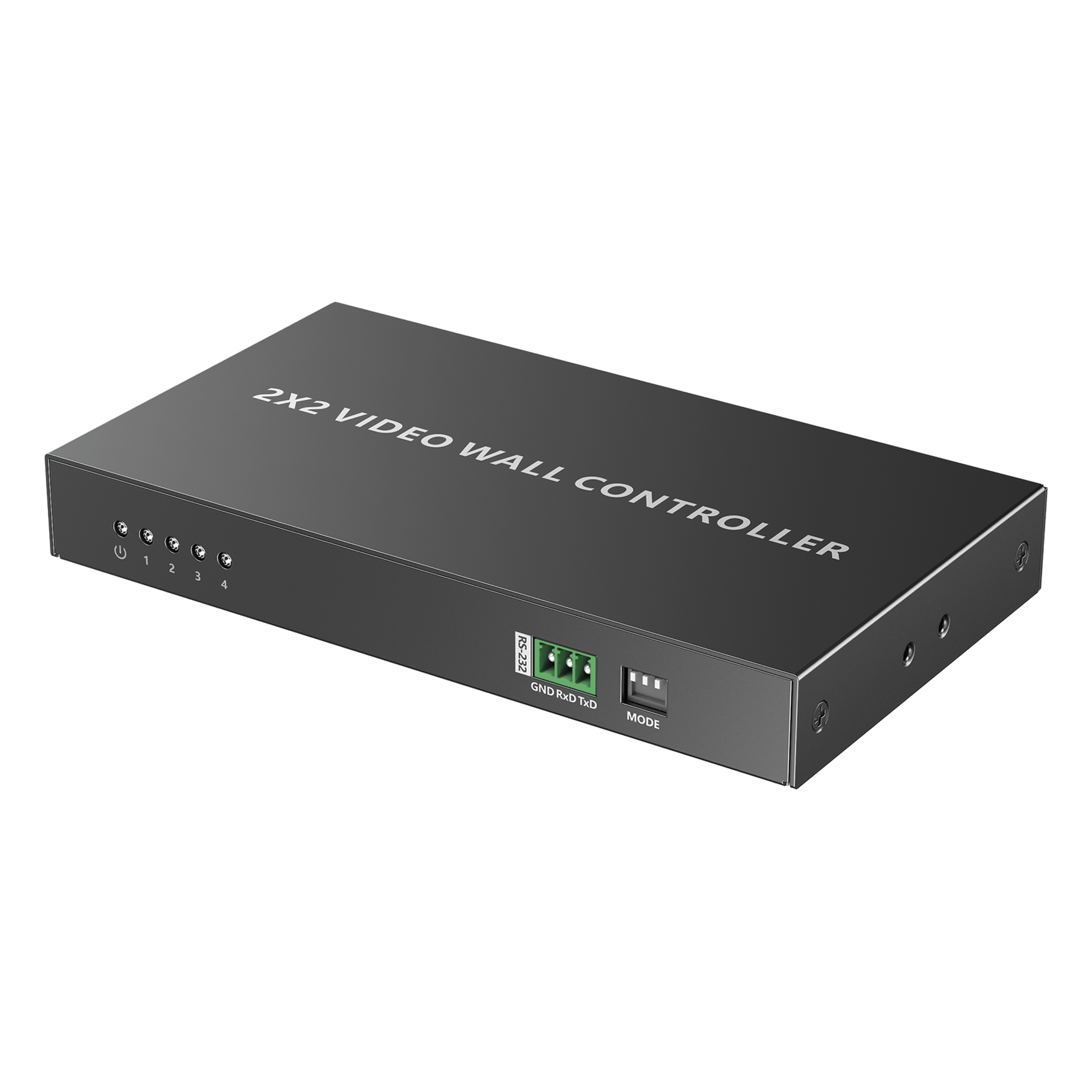 Controlador de VideoWall 2x2 | Multiples Modos de Vista | Audio 3.5mm | Control RS232