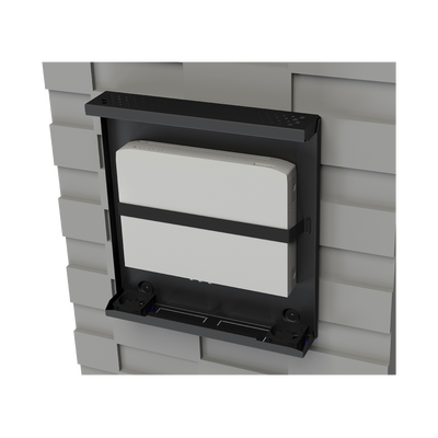 Gabinete Metálico de Seguridad para DVR/NVR, Ancho 396 mm x 78 mm de Alto x 