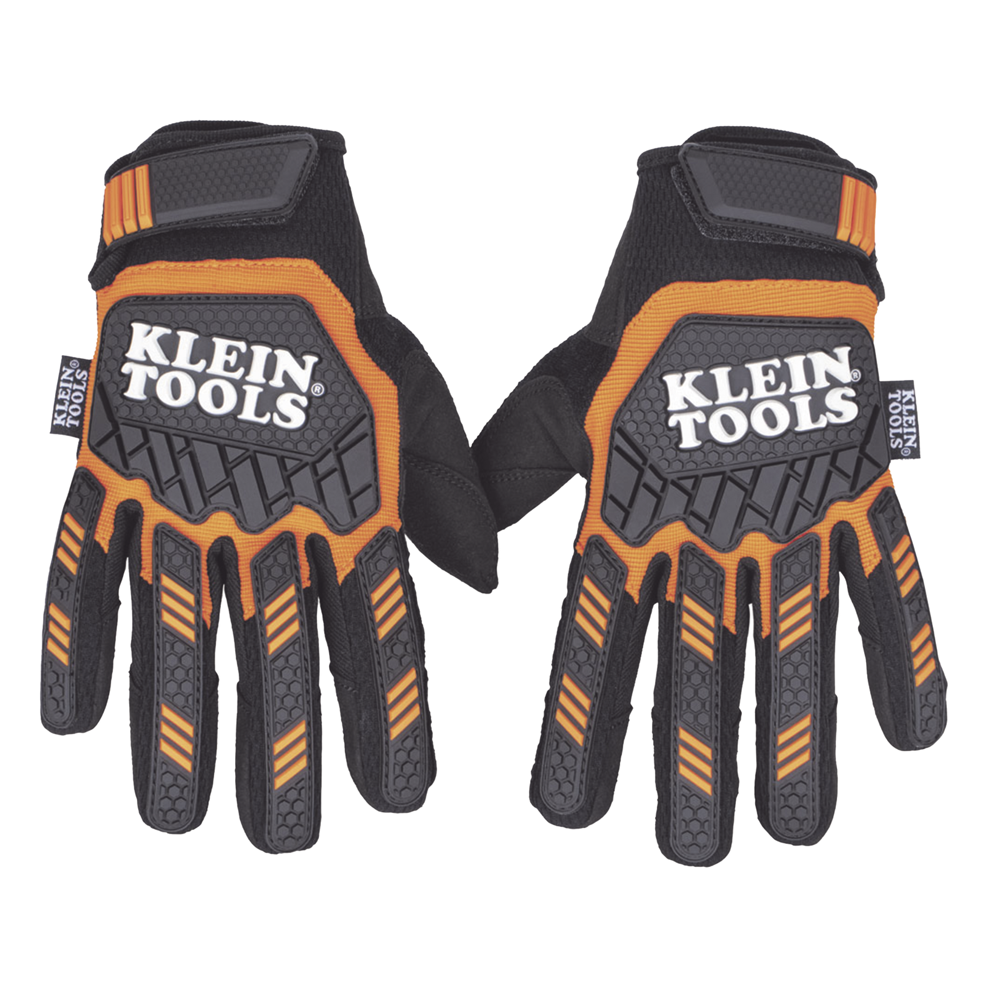 Guantes de Trabajo de Alta Resistencia / Talla Grande / Tejido Táctil en Dedos / Palma de Gamuza / Acolchado D3O / Spandex en Dorso / Lavables a Máquina — KLEIN TOOLS · SKU 60600