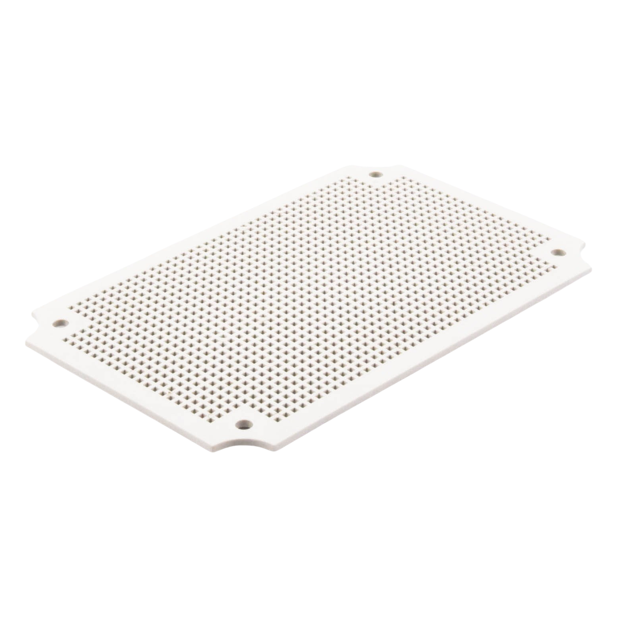 Placa Interna para Gabinete IP65 / ABS Resistente a Impactos / 250 x 160 mm / Instalación Torre, Poste o Pared / Optimizada para PoE y Baterías
