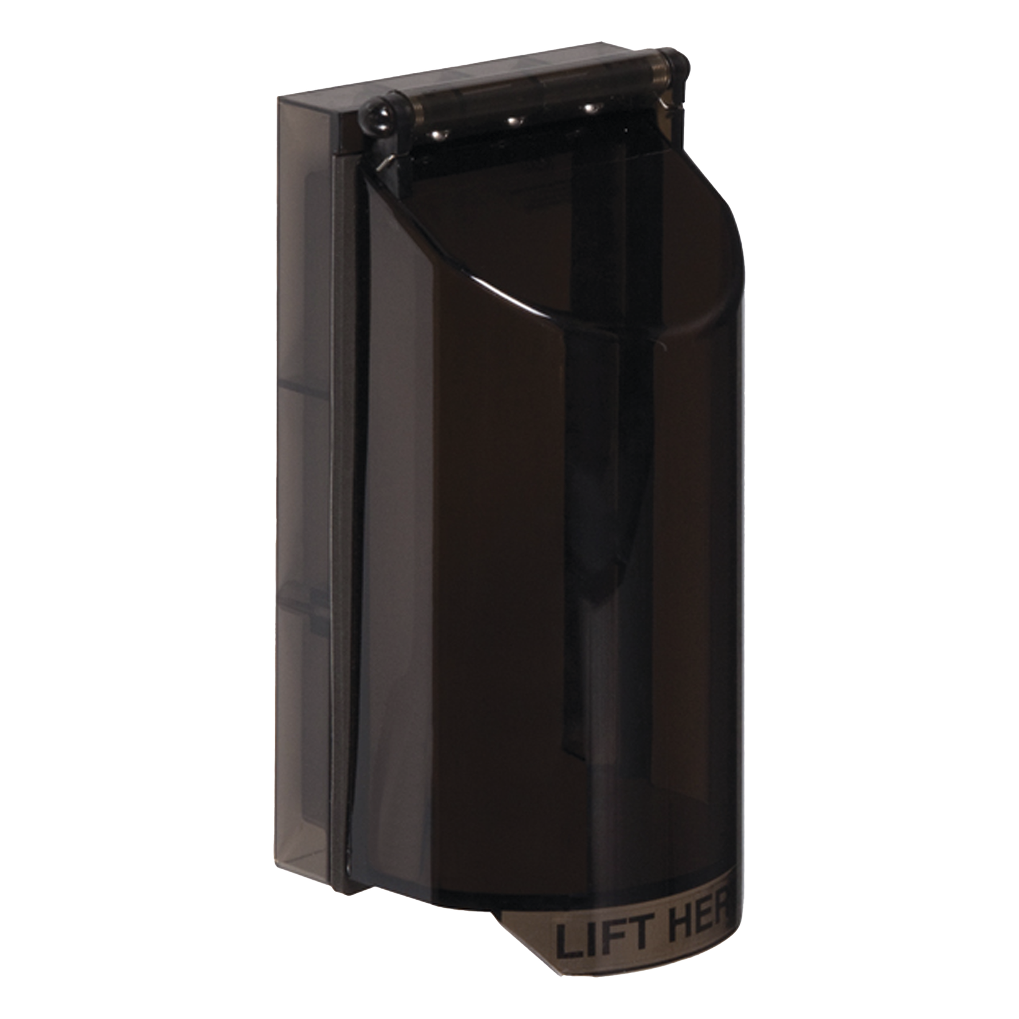 Cubierta protectora de lectora / Sin llave / Color humo / 6.76 x 3.3 x 2.91 in / Texto en inglés — STI · SKU STI-6521-S