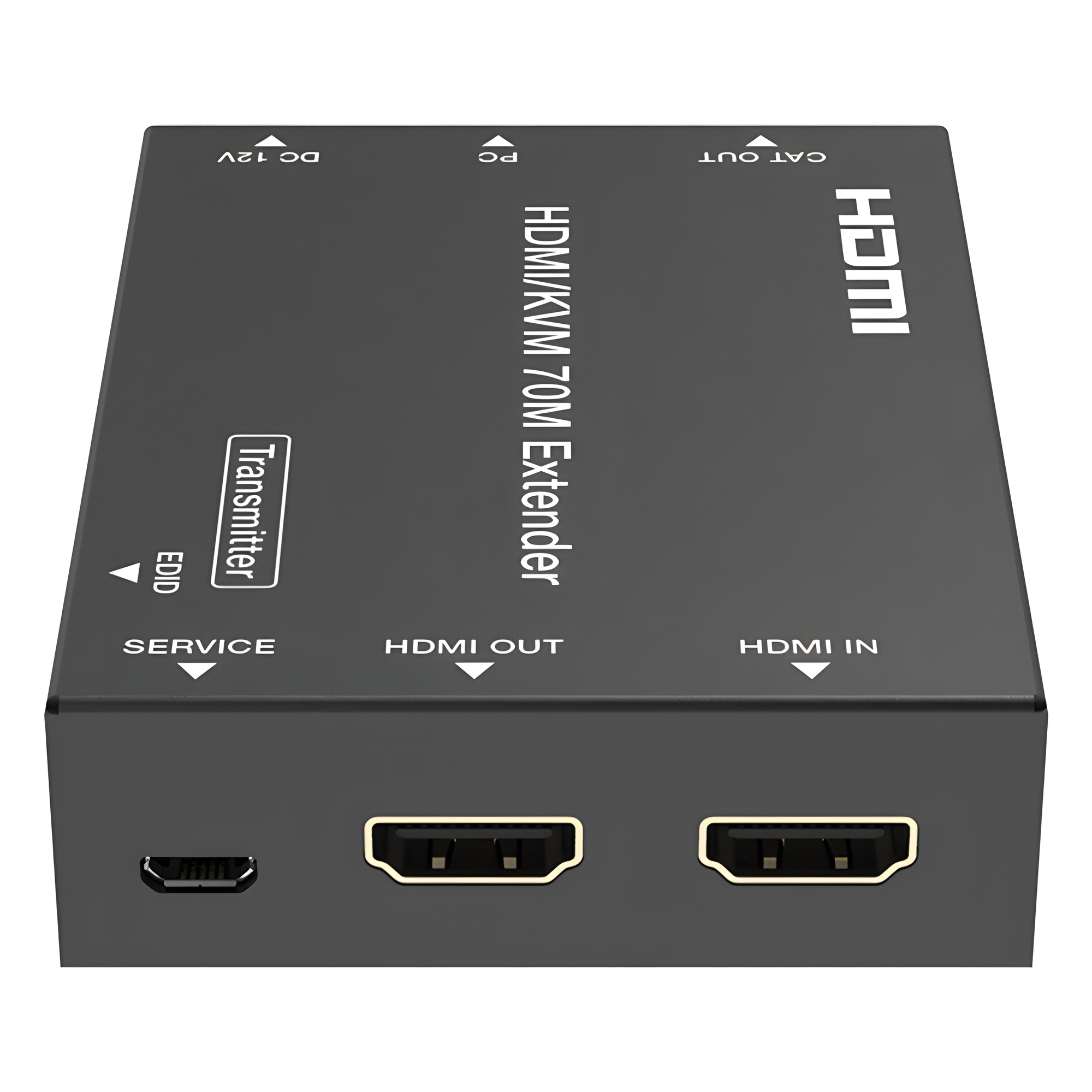 Extensor HDMI con KVM / 4K2K@60Hz / 4:4:4 / 18 Gbps / 70 m (229.7 ft) / HDR / PoC Bidireccional / USB 1.1 / Audio 3.5mm
