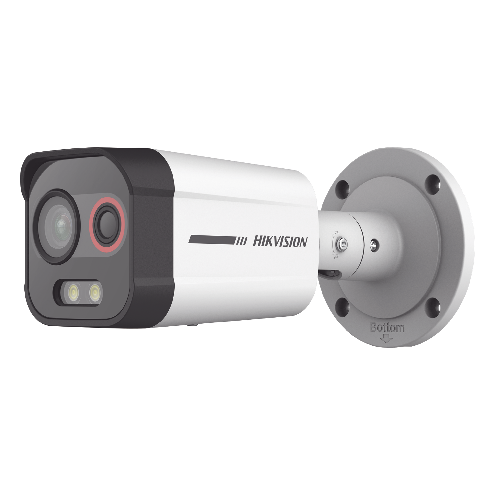 Cámara Bala IP Biespectral Térmica y Óptica / Térmica 96 x 72 / Óptica 4 MP ColorVu / VCA Perimetral / IR 30 m (98.4 ft) / IP67 / PoE — HIKVISION · SKU DS-2TD2608-2/QA