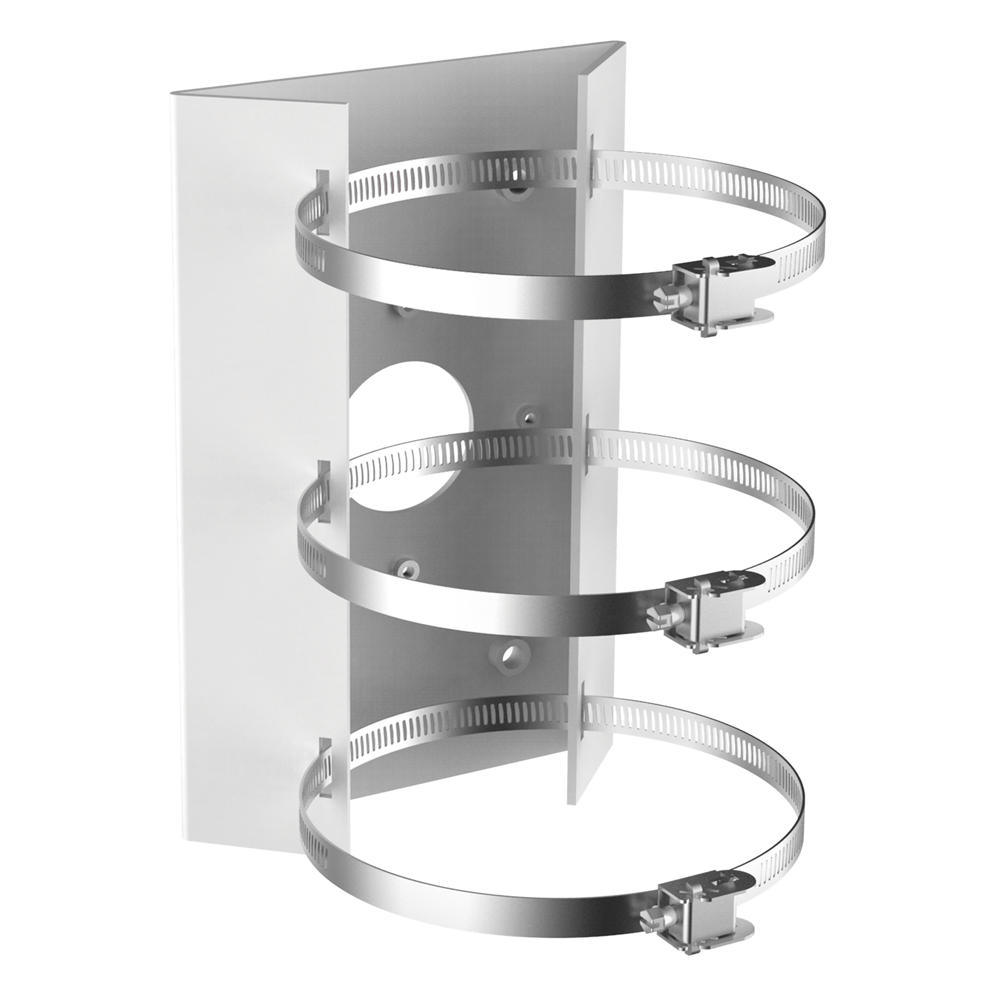 Soporte de Montaje en Poste / Ajustable / Interior y Exterior / Carga 10 kg (22.05 lb) / 240 mm (9.45 in) — HIKVISION · SKU DS-2904ZJ