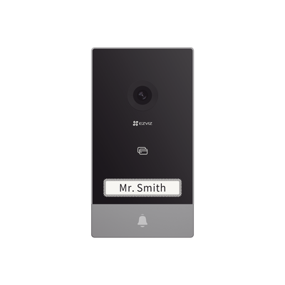 Videoportero IP Conexión a 2 Hilos / Con Monitor Wi-Fi para Interior / Frente de Calle  IP65 Uso En Exterior Debe Tener Protección / Cámara 3 Megapíxel / Llamada a la App / Apertura remota  / Apertura de 1 Puerta y un 1 Porton 