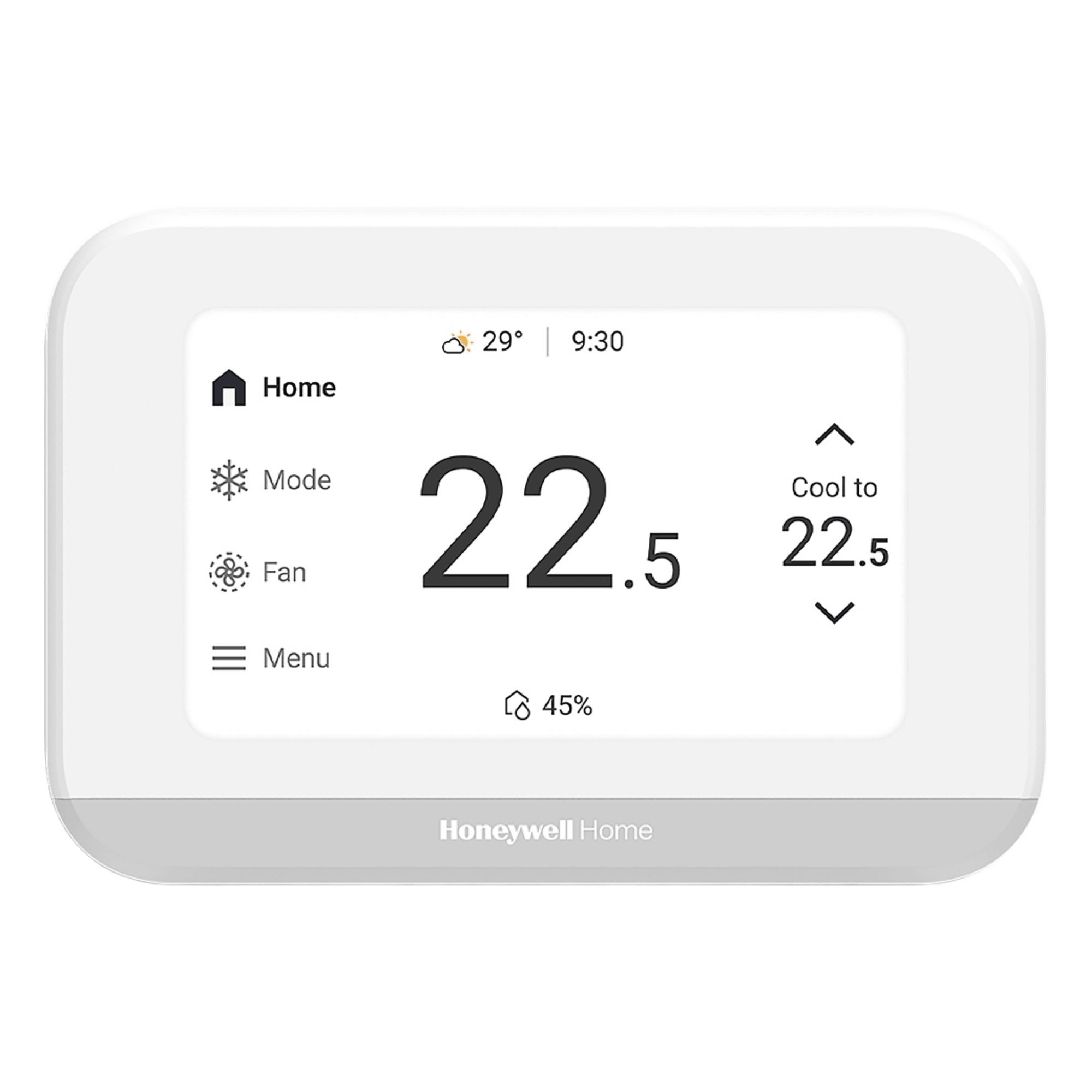 Termostato Inteligente / Pantalla Táctil 4.3 Pulgadas / Wi-Fi Bluetooth Matter / 3H/2C Bomba de Calor / Sensor de Humedad / Energy Star — HONEYWELL HOME RESIDEO · SKU THX900W1