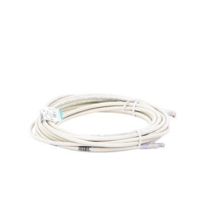Cable de Parcheo TX6, UTP Cat6, 24 AWG, CM, Color Blanco Mate, 9.14 Metros (30 Pies)