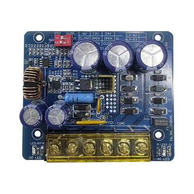 Fuente tipo tarjeta con salida seleccionable en : 6 o 12  o 24 Vcc @ 4 A / 1 salida / requiere transformador de entrada en Vca  / capacidad de baterías / baterías no incluidas. — EPCOM POWERLINE · SKU PL-B3