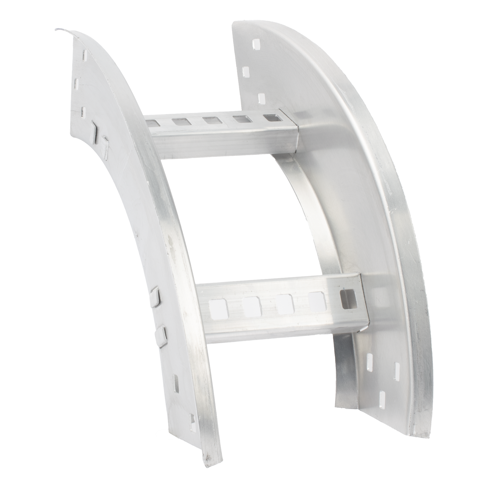 Curva Vertical Exterior / Perfil Z / Peralte 3 1/4" / Ancho 6" / Radio 8" / Aluminio / 90° — CHAROFIL · SKU CH-VE-908R8X6AK