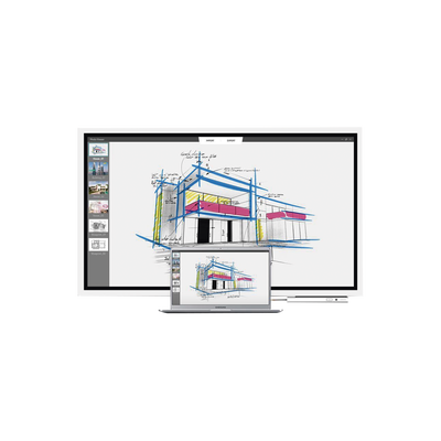 Display FLIP WiFi Interactivo de 55" con Lápiz Táctil.  Puertos USB/LAN/RS232/HDMI/Salida Touch