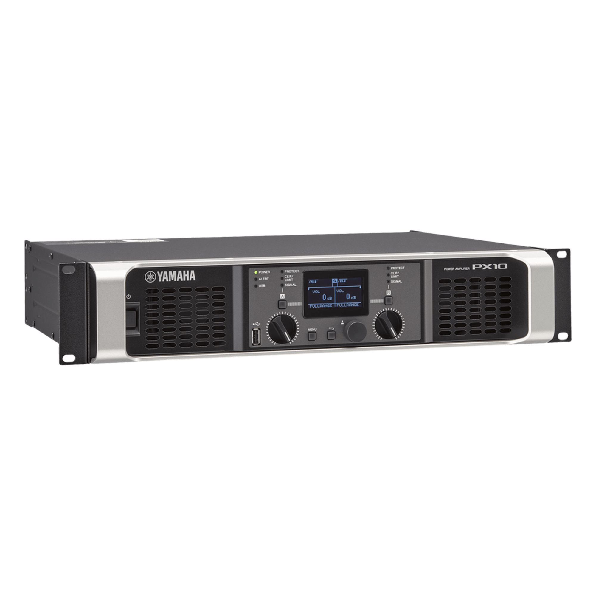 Amplificador de Audio Clase D / 1000 W x 2 a 8Ω / 1200 W x 2 a 4Ω / Baja Impedancia / Procesamiento Inteligente / 7.4 kg — YAMAHA · SKU PX10