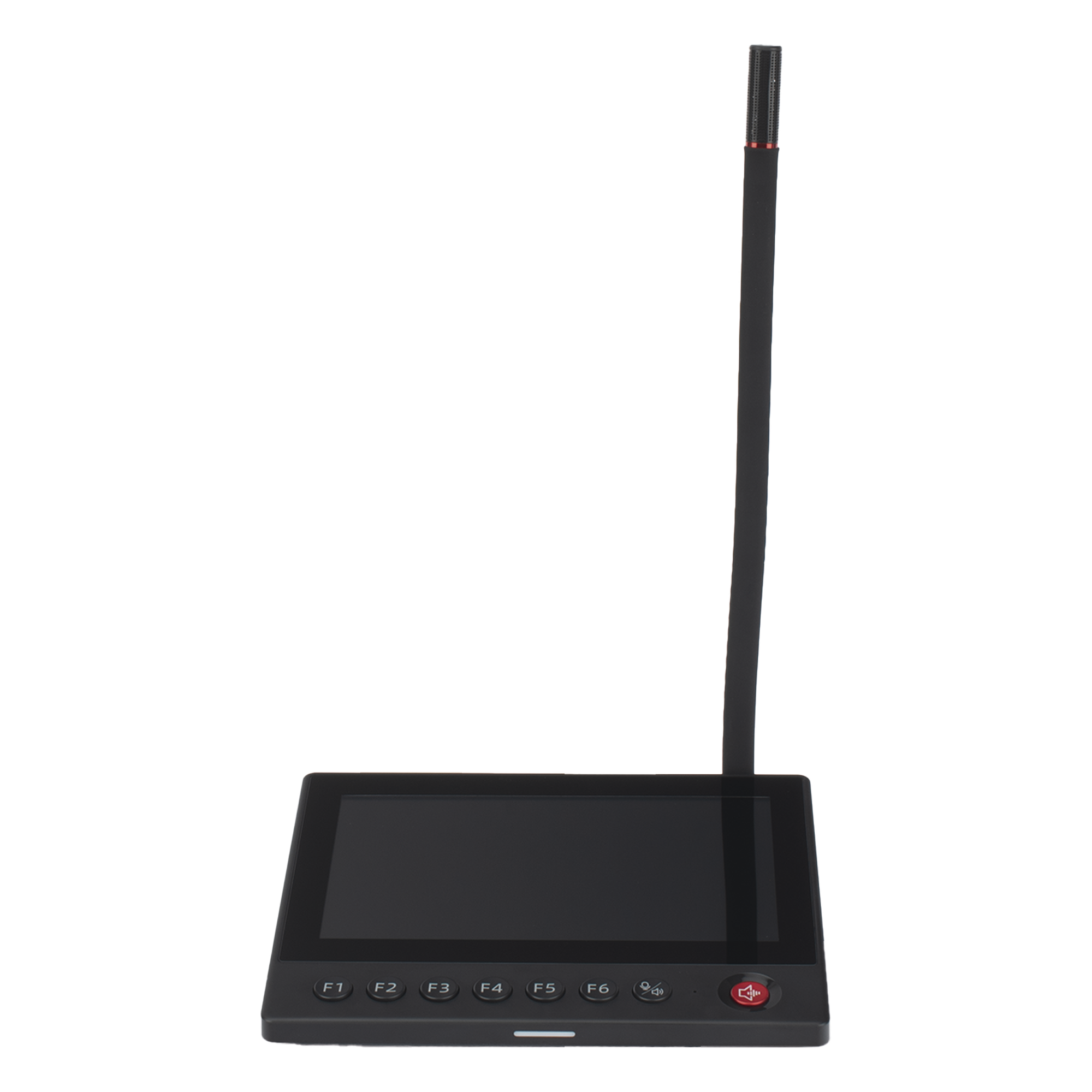 Micrófono IP de Red / Pantalla Táctil 7" / 6 Teclas Programables / PoE 12 VCD / RJ45 10/100 Mbps — HIKVISION · SKU DS-QAZ1MP7G1