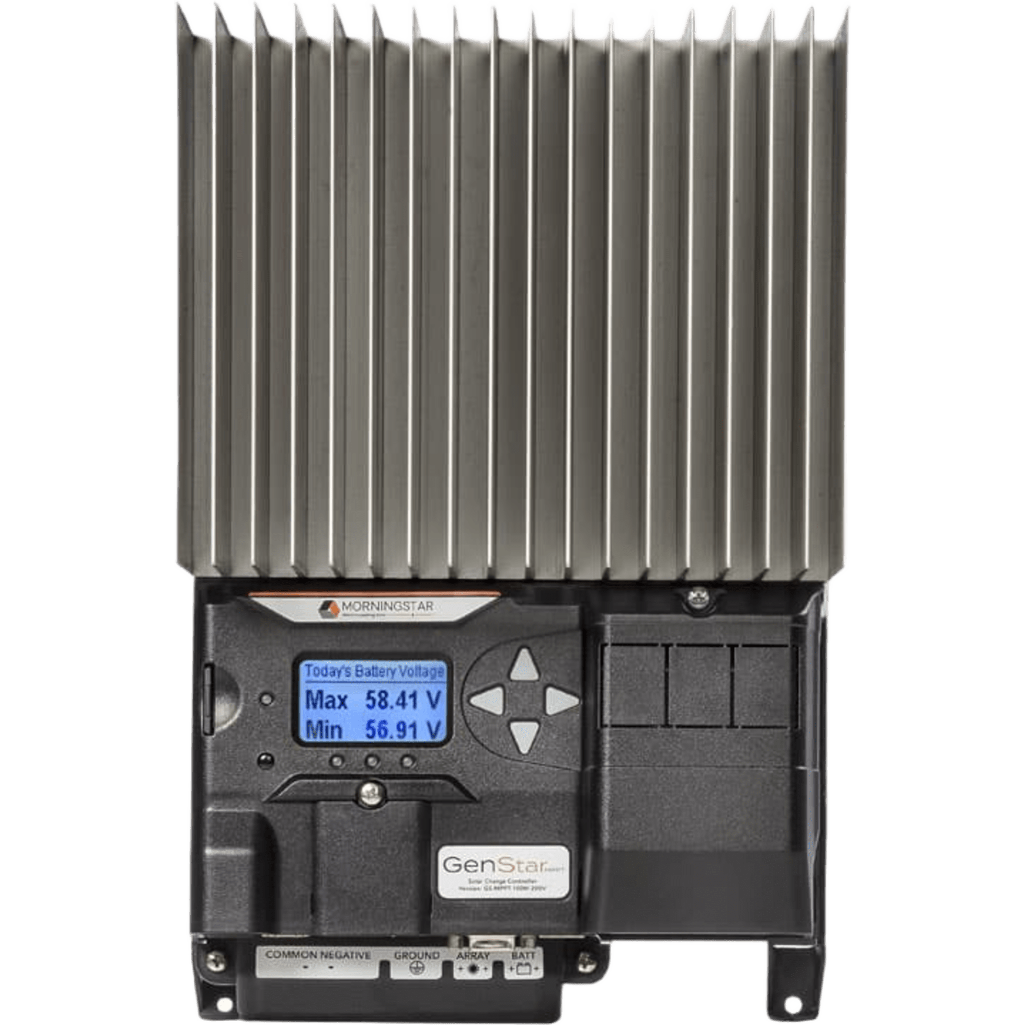 Controlador de Carga Solar MPPT / 100A / 12/24/36/48V / Voc 200Vcc / Eficiencia 99% / Sin Ventilador / ReadyRail