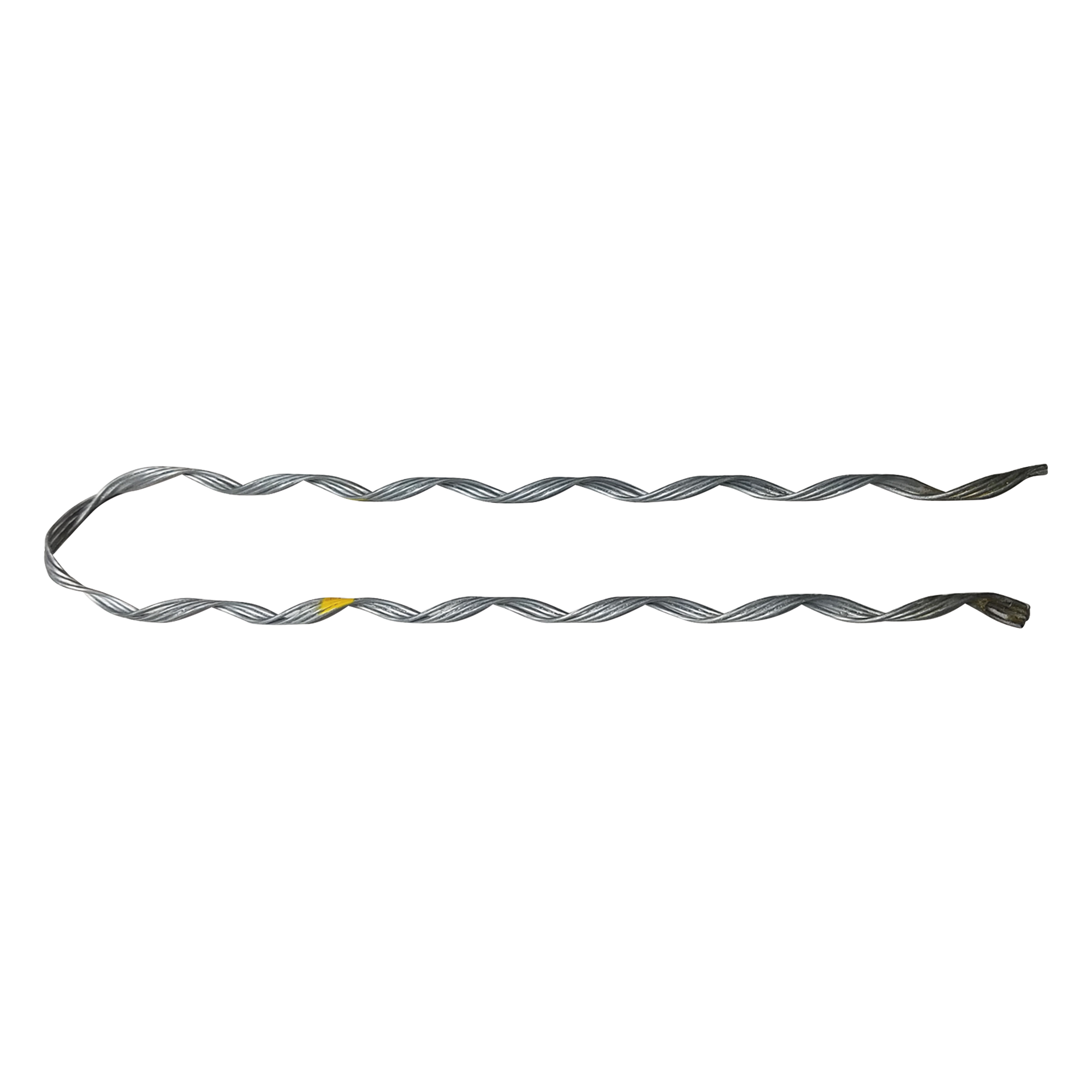 Remate Preformado para Fibra Óptica / Acero Galvanizado / Mini-ADSS 6-7 mm / Tensión 1300 N / 20 Años Vida Útil / Pierna Dispareja — PLP · SKU GDE-ADS-060