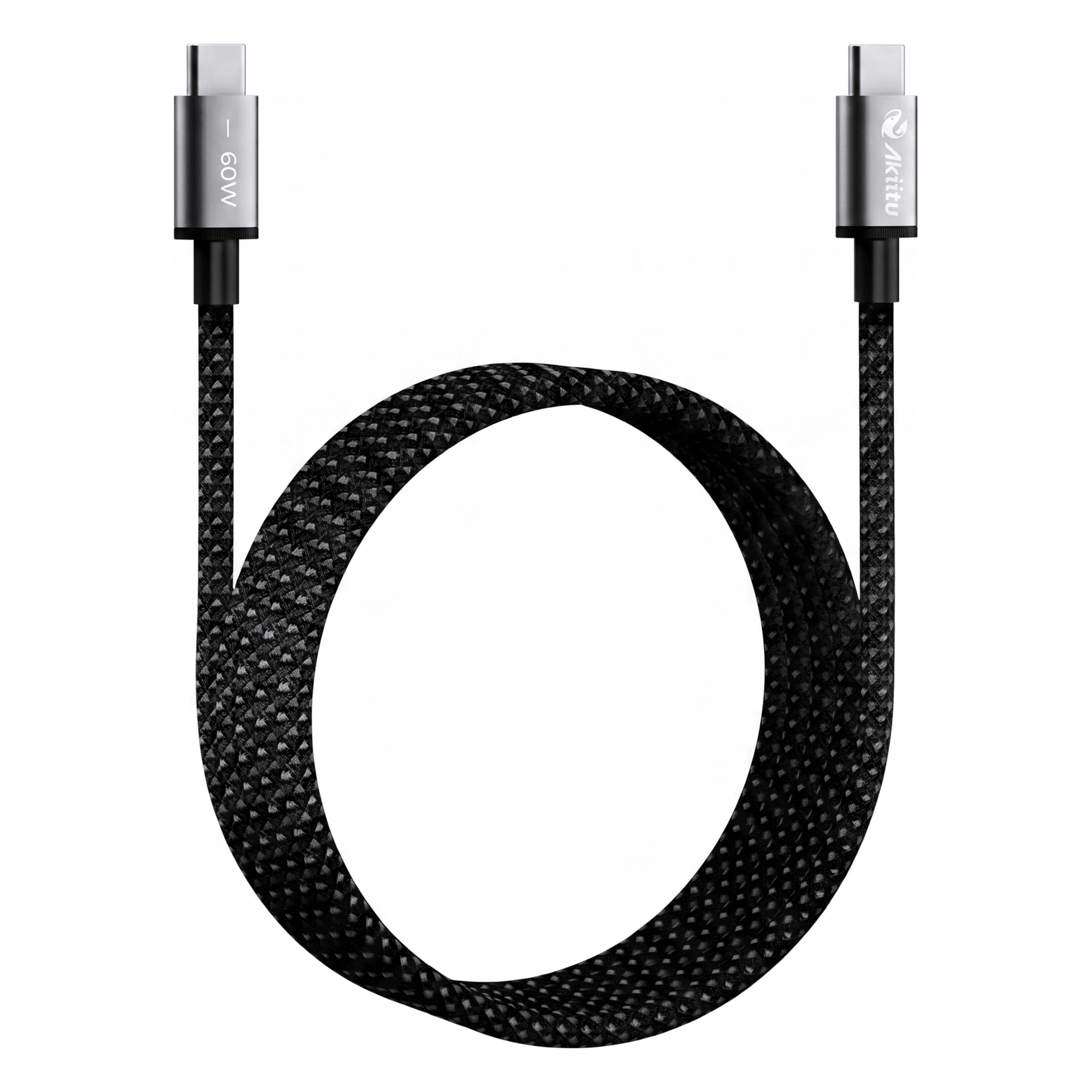 Cable de Carga USB-C a C / 1.5 m (4.92 ft) / Tecnología GaN / Carga Rápida 240W / Transferencia 480 Mbps / Silicona Médica / Aluminio Anodizado — EZVIZ · SKU AK-PAC6B-N-1.5M