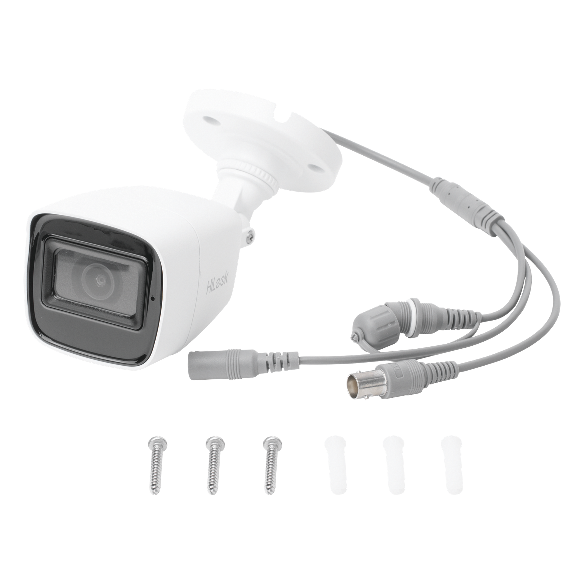 Cámara Bala TURBOHD / 2 Megapixel 1080p / Gran Angular 106.4° / IR EXIR 30 m (98.4 ft) / Audio por Coaxitron / IP66 / 4 Tecnologías