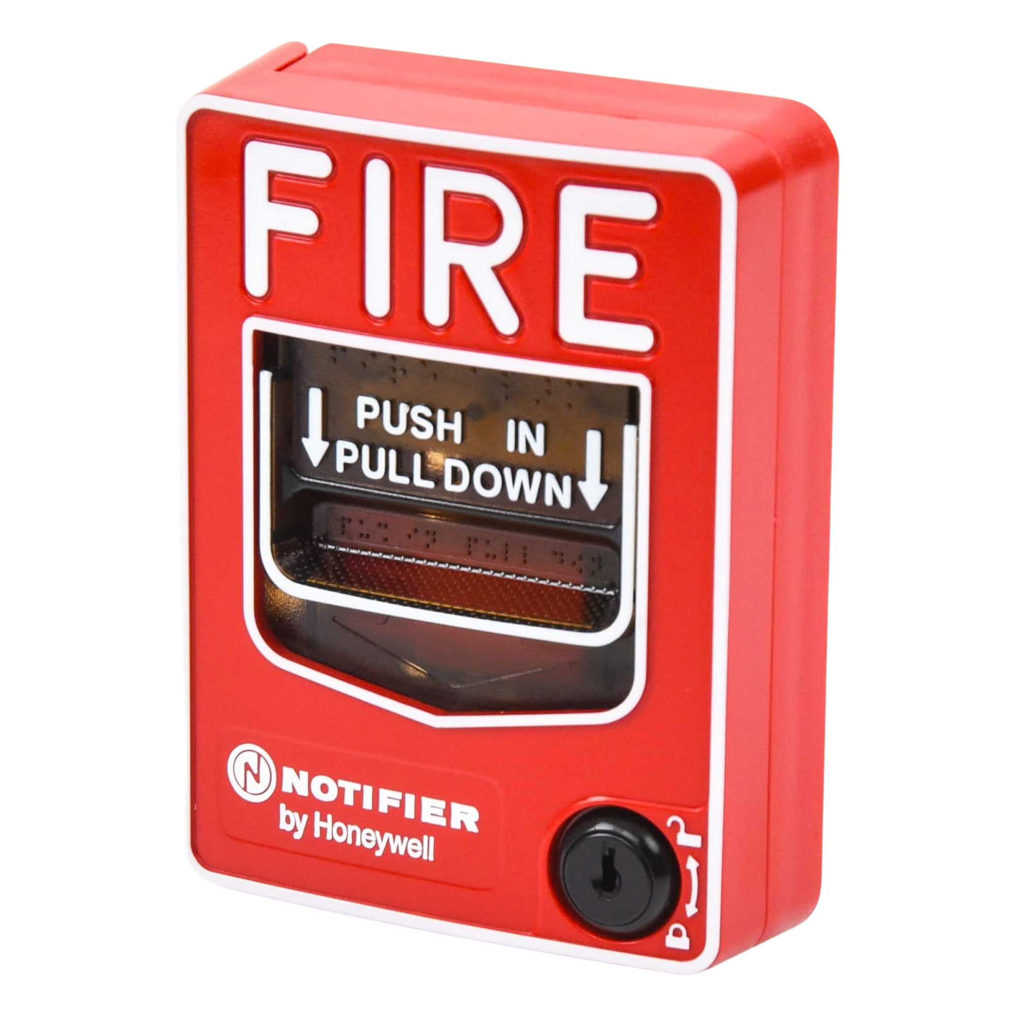 Estación Manual de Alarma Direccionable / Doble Acción / LED Bicolor / Terminales 12 AWG / UL 38 / ADA