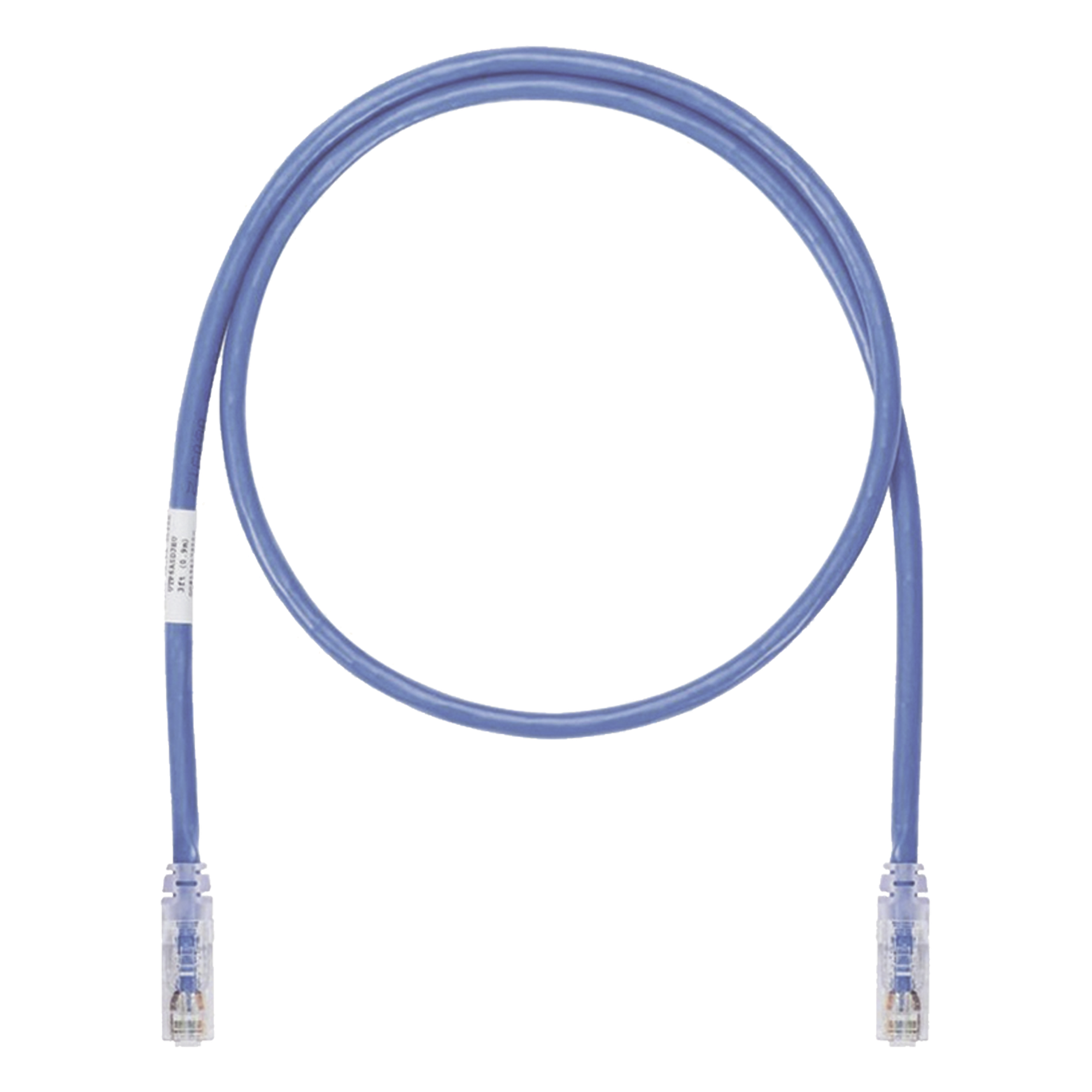 Cable de Parcheo UTP / Cat6A / 24 AWG / CM / 15.24 m (50 ft) / Azul — PANDUIT · SKU UTP6AX50BU