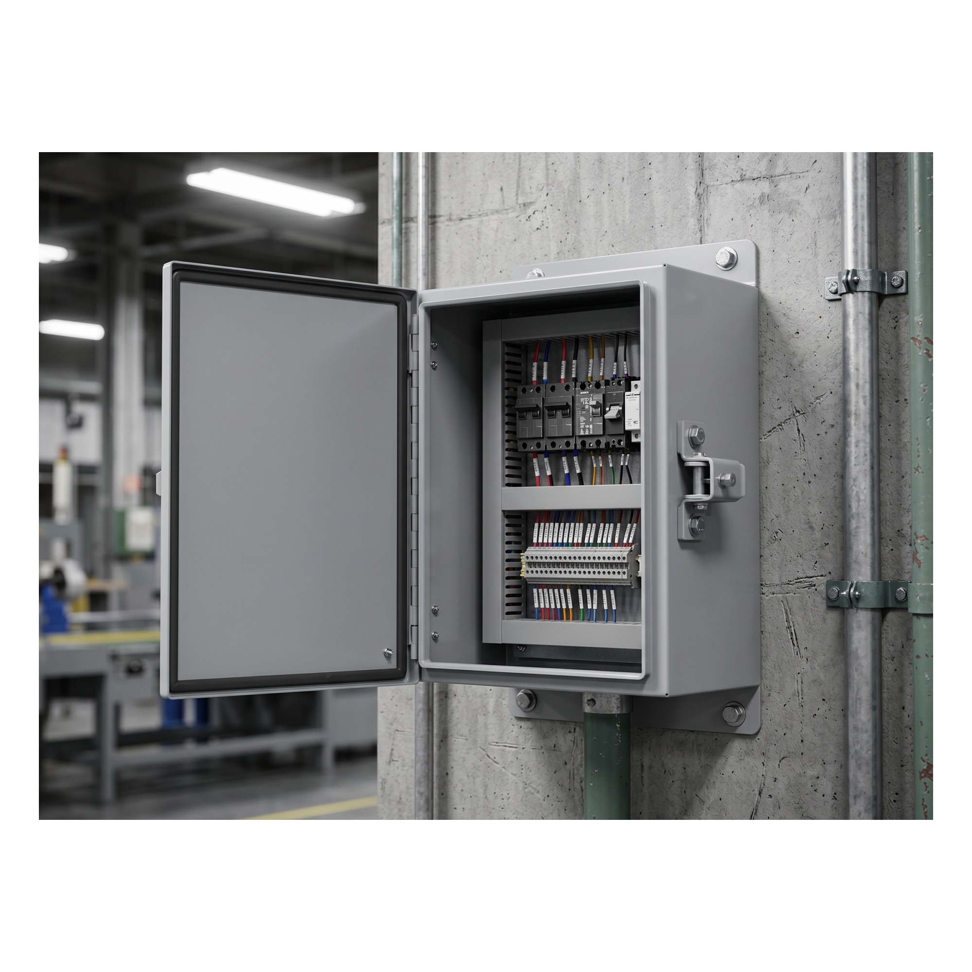 Gabinete Industrial / NEMA 12 / IP66 / Intemperie / 305 x 254 x 203 mm / Acero Calibre 14