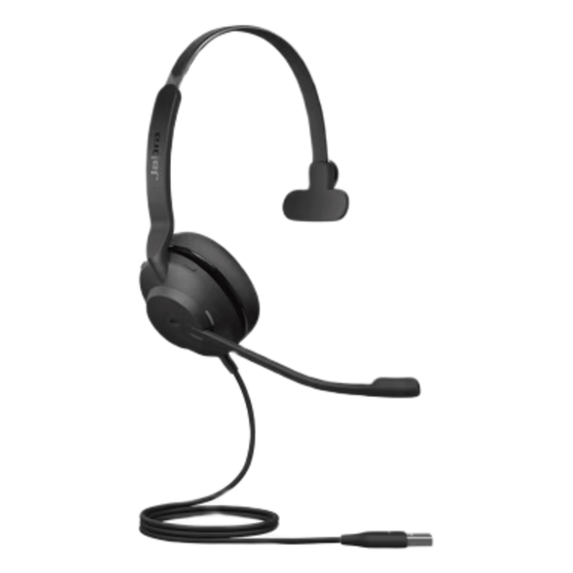 Auricular Mono UC / Aislamiento Acústico Viscoelástico / Doble Micrófono con Reducción de Ruido / Altavoces 28 mm / USB-A con Adaptador / Indicador de Ocupado — JABRA · SKU EVOLVE230SEMONOUCA