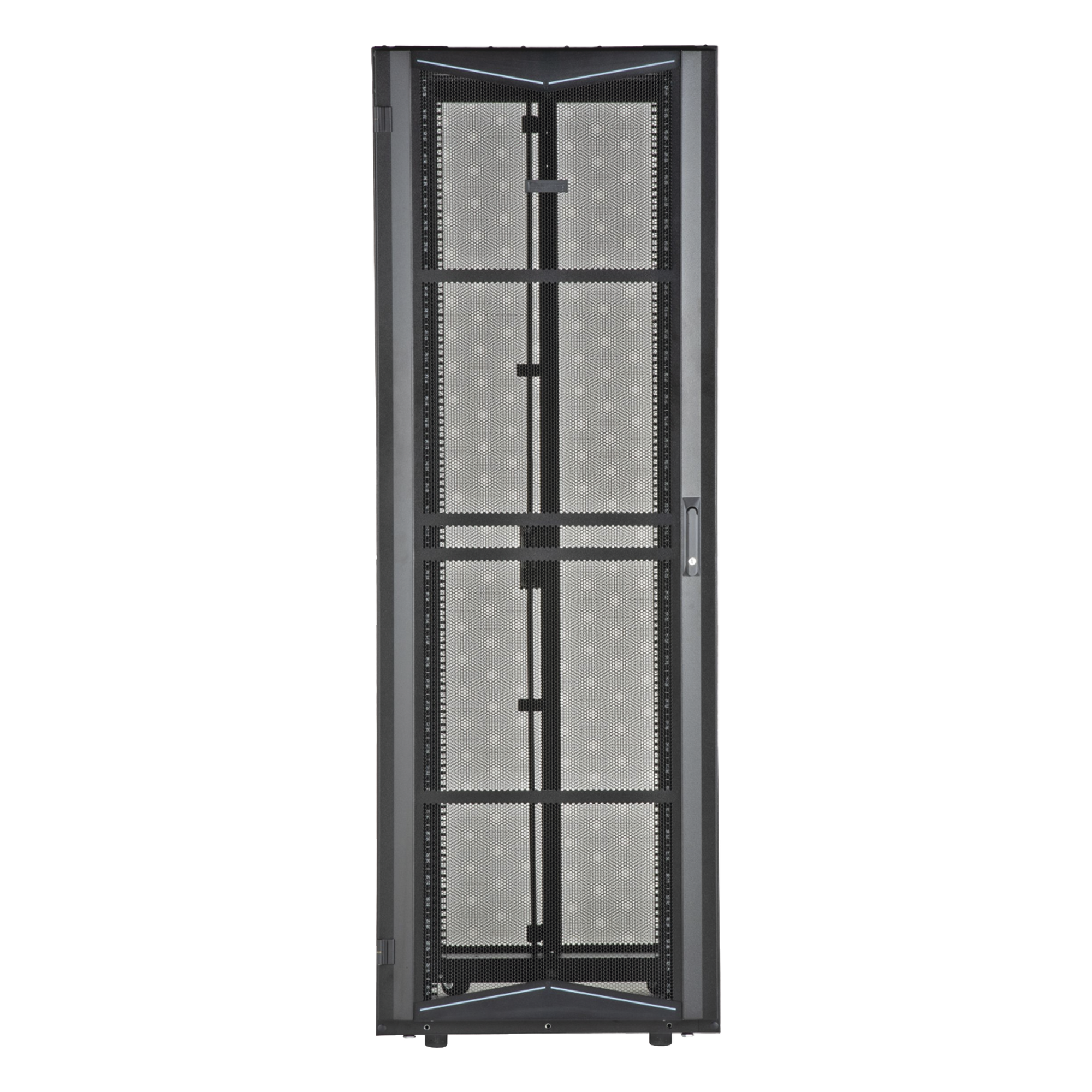 Gabinete para Centros de Datos / 45 UR / 800 mm (2.62 ft) Ancho / 1200 mm (3.94 ft) Profundidad / Acero / Negro — PANDUIT · SKU XG84522BS0005