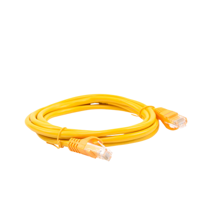 Cable de Parcheo UTP Cat5e - 2.0 Metros (6.56 Pies) - Amarillo