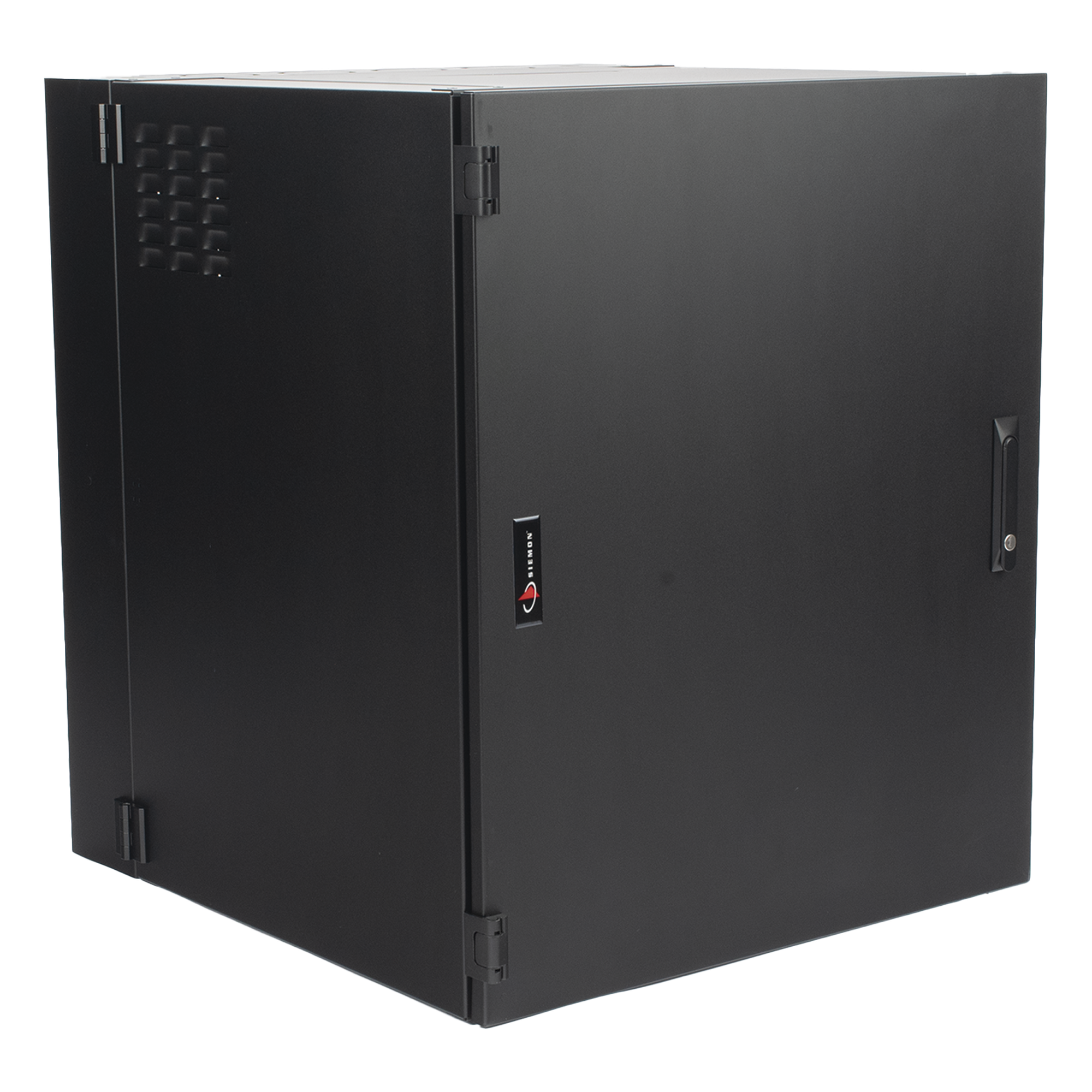 Gabinete de Montaje en Pared / 18U / 737 mm (29 in) Ancho / 762 mm (30 in) Profundidad / Puerta Sólida Frontal / Paneles Laterales Ventilados / IP20 / NEMA Type 1