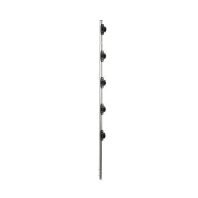 Poste de Paso para Cercas Eléctricas / Tubo de Acero Galvanizado / 5 Aisladores / Longitud 1.2 m (3.9 ft) / Diámetro 25 mm (1 in) / Peso 0.92 kg
