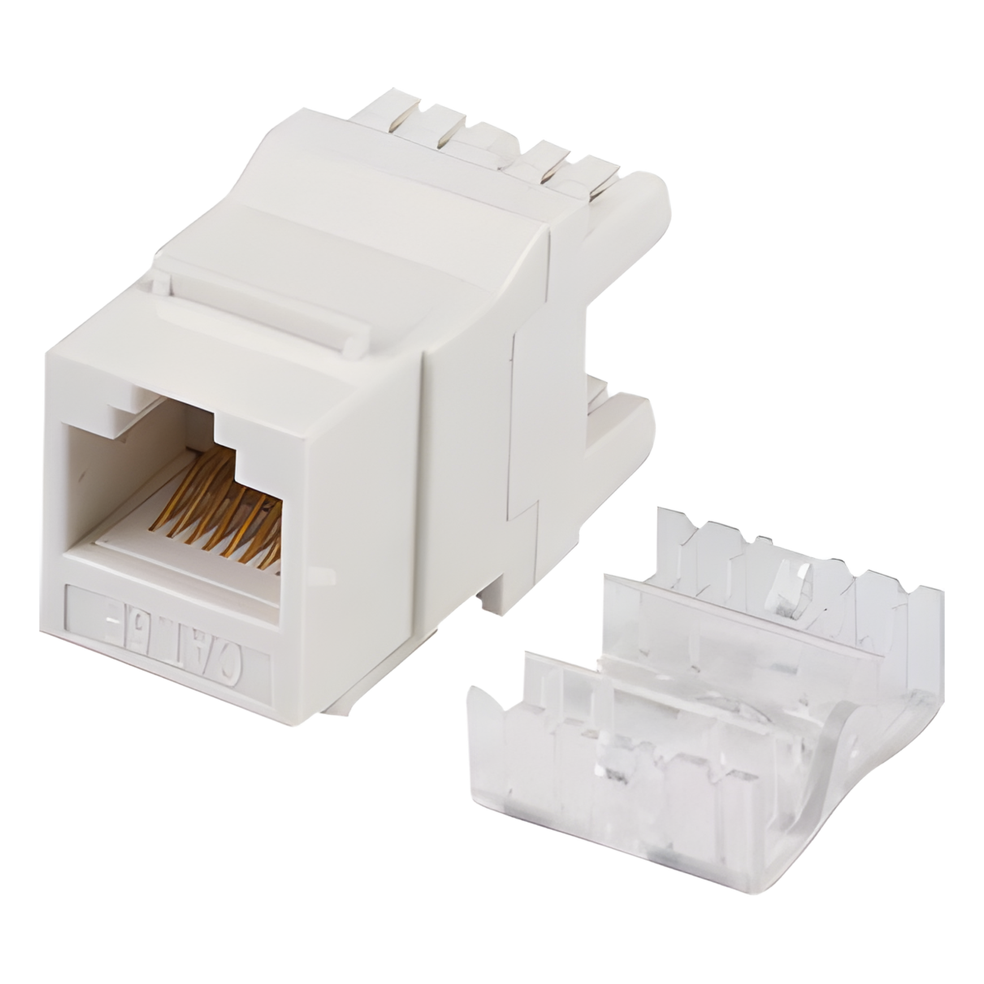 Módulo Jack Keystone / Cat5e / Terminación 180° / Sin Blindaje / 1 Puerto / Blanco — LINKEDPRO BY EPCOM · SKU LP-KJ-549-WH