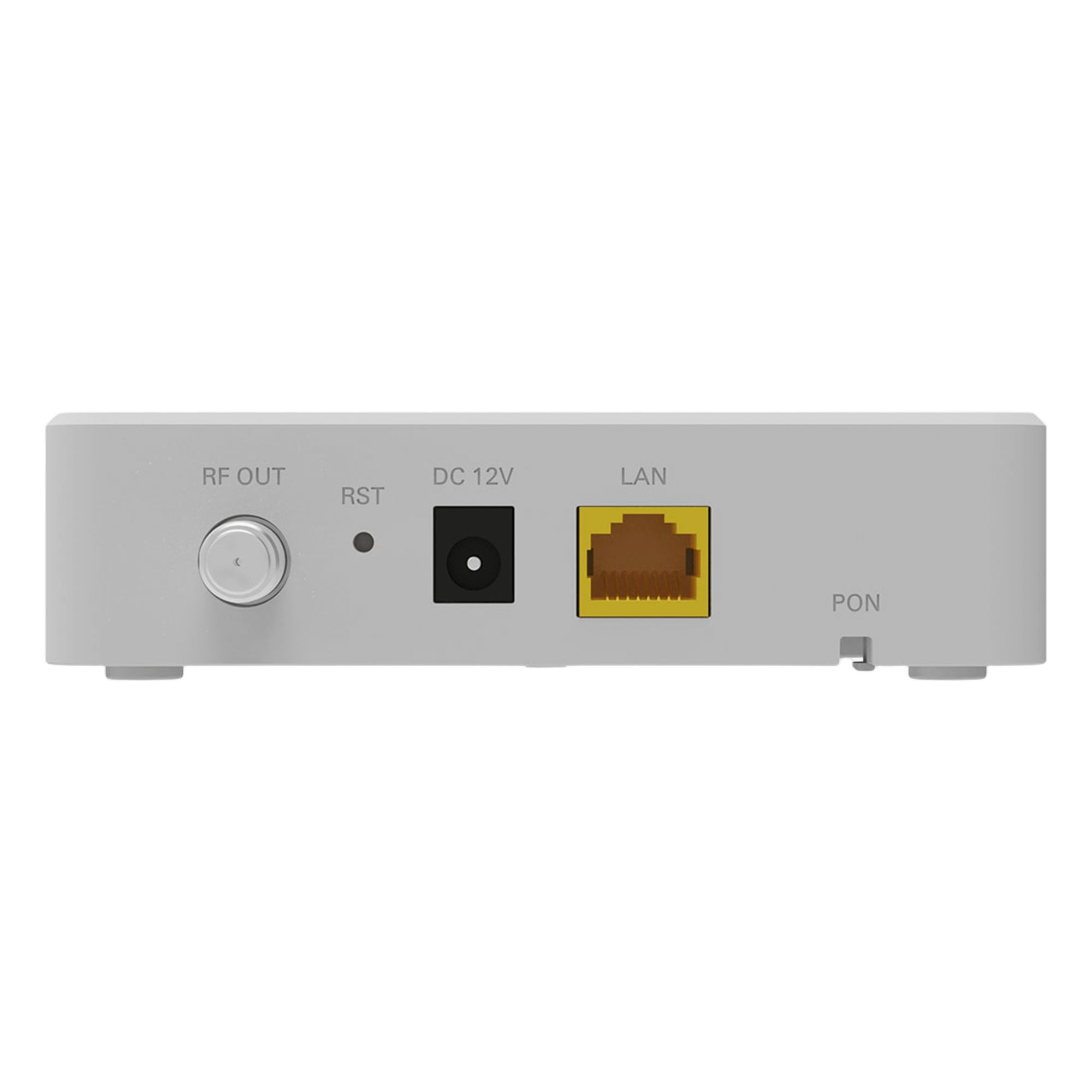 ONU Bridge / Dual GPON-EPON / 1x SC/APC PON / 1x LAN Gigabit / 1x CATV / Triple Play / 130x100x30 mm (5.1x3.9x1.2 in)