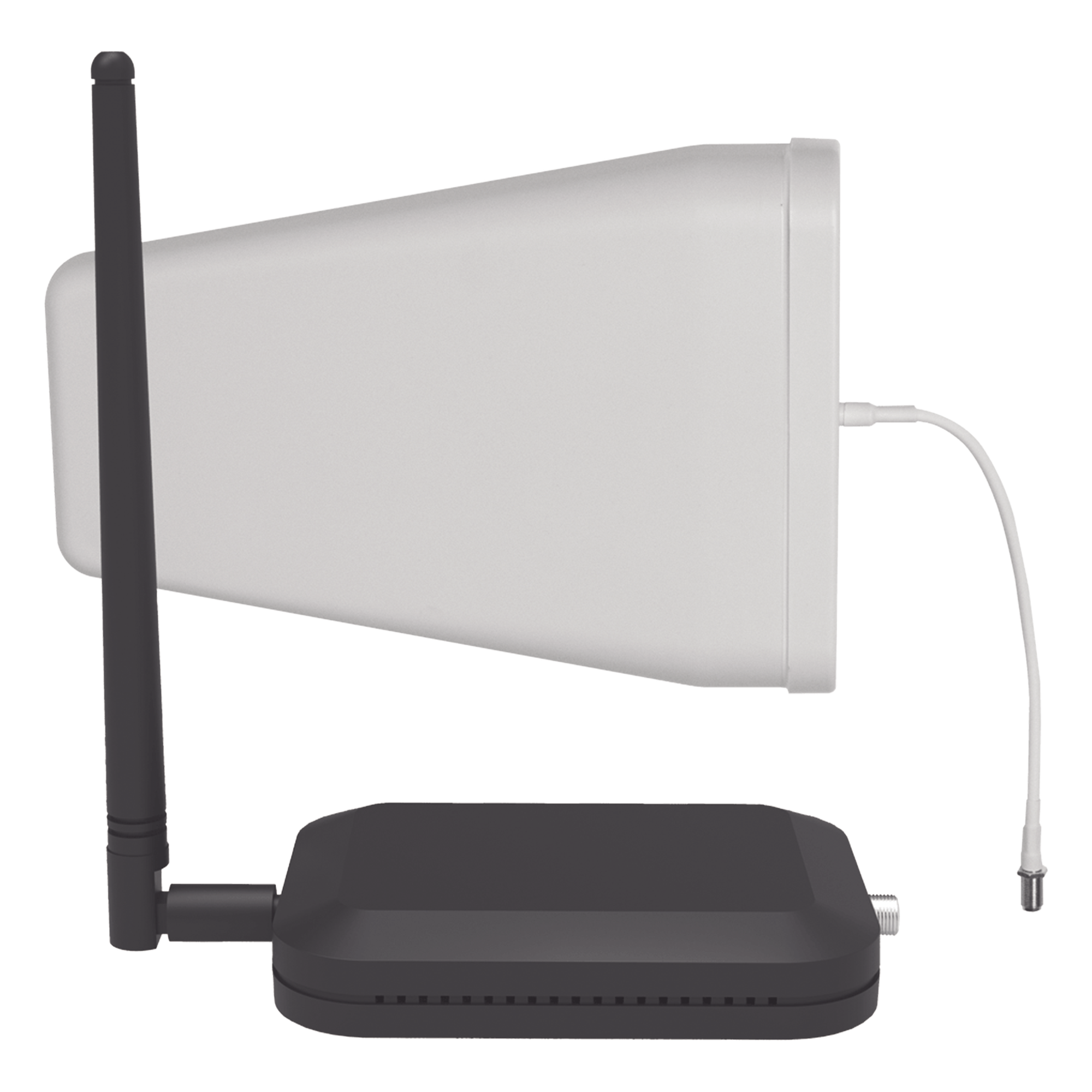 Amplificador de Señal Celular / 2G 3G 4G / Cobertura 60 m² (646 ft²) / Multibanda 850-1900-2100 MHz / Múltiples Usuarios / Antena Integrada